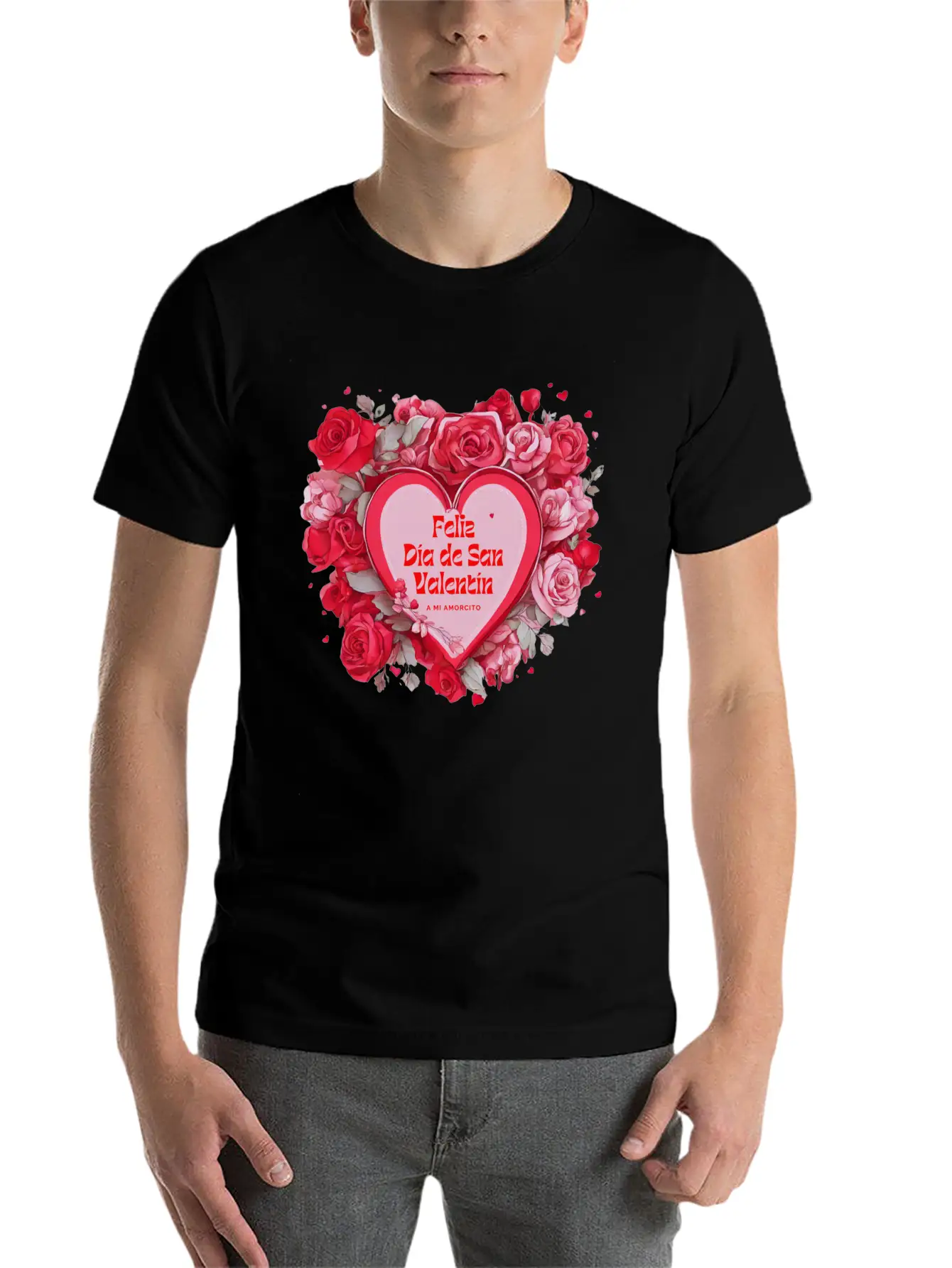San Valentín Classic Fit Graphic Tee For Daily Comfort – Unisex Cotton Shirt