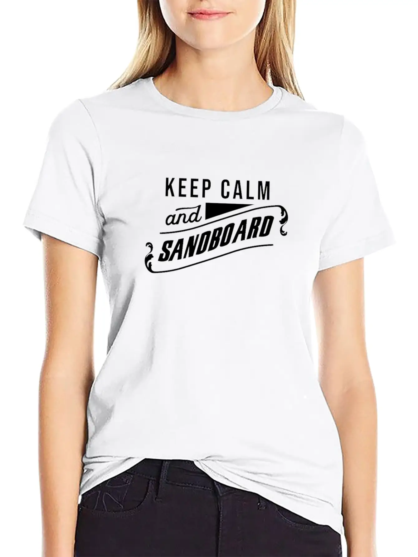 Sand Board Team Sandboarding Sandboarder Sandboard Modern Fit Casual T-Shirt – Clean And Versatile Design