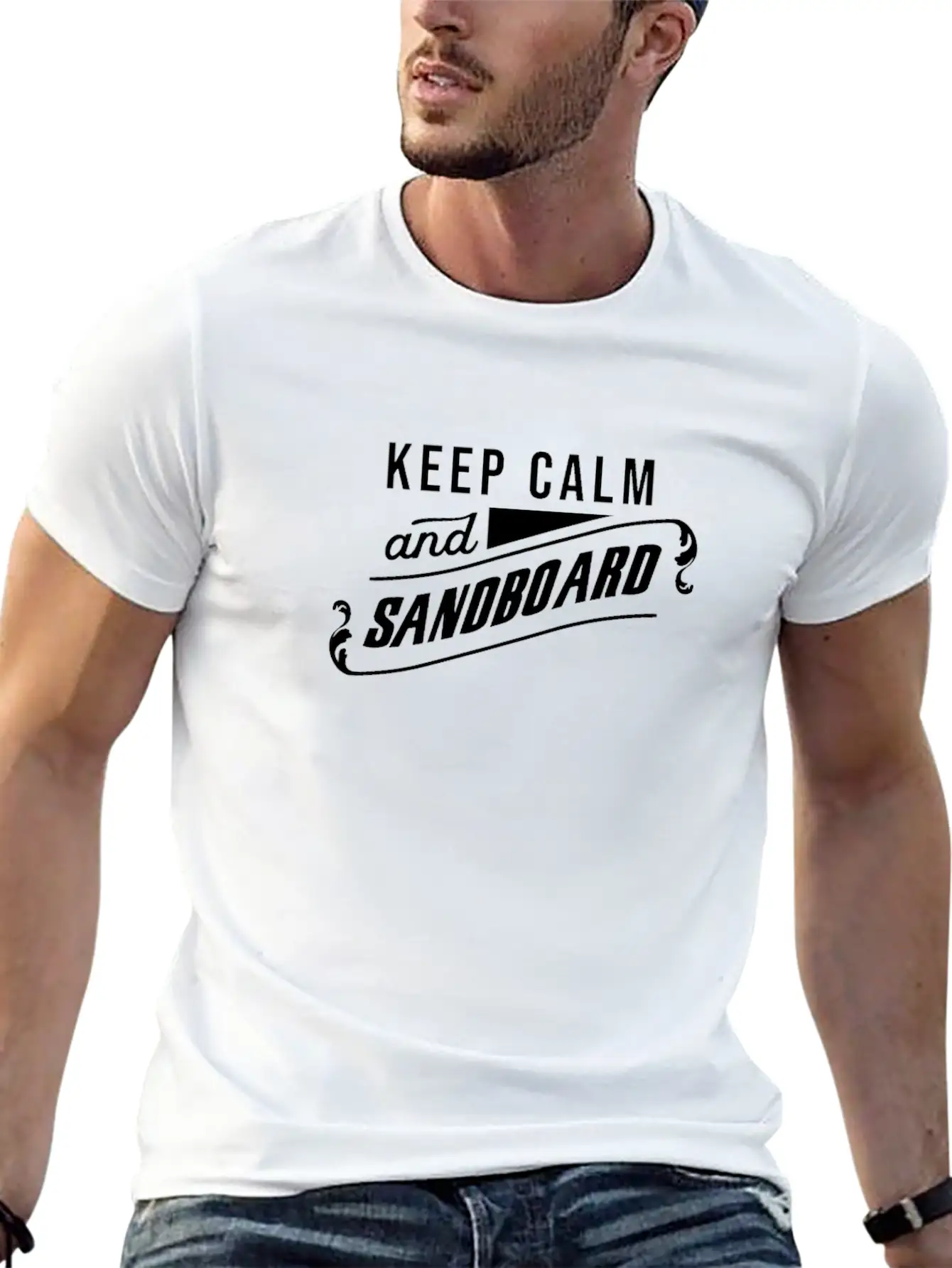 Sand Board Team Sandboarding Sandboarder Sandboard Modern Fit Casual T-Shirt – Clean And Versatile Design