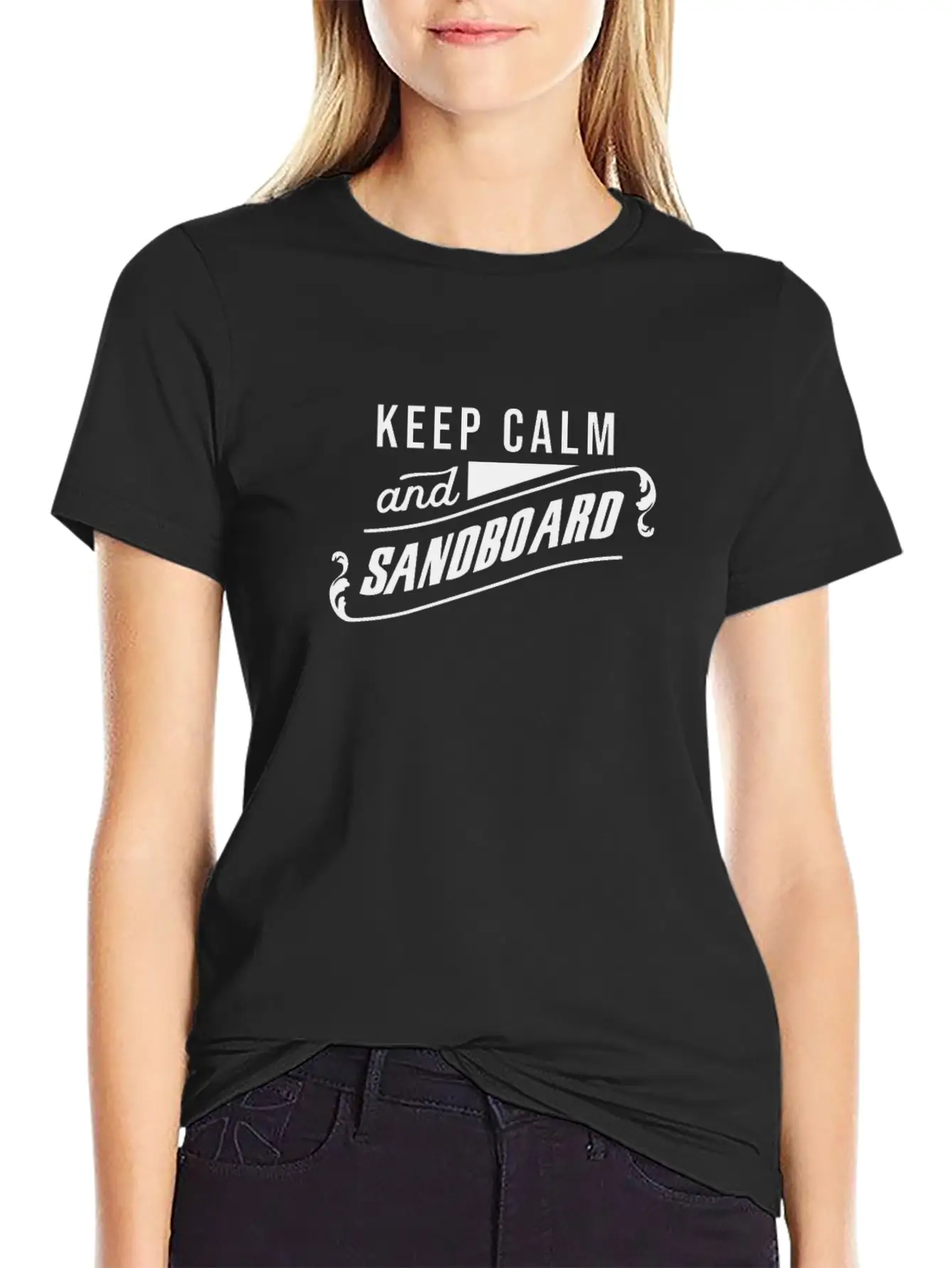 Sand Board Team Sandboarding Sandboarder Sandboard Modern Fit Casual T-Shirt – Clean And Versatile Design