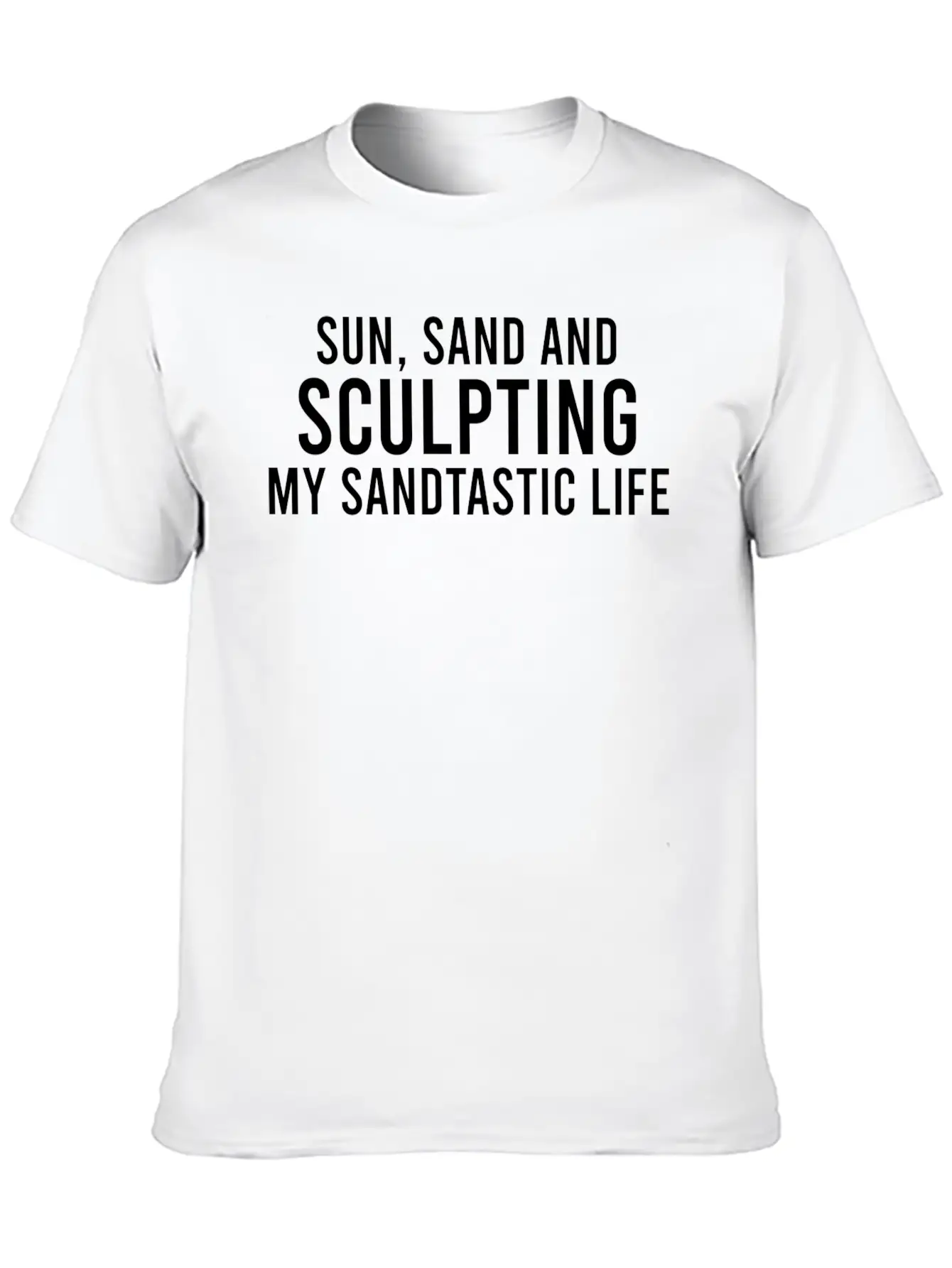 Sand Sculptor, Sand Castle Lover, Sand Art Essential Cotton Tee For Daily Outfits – Unisex Style