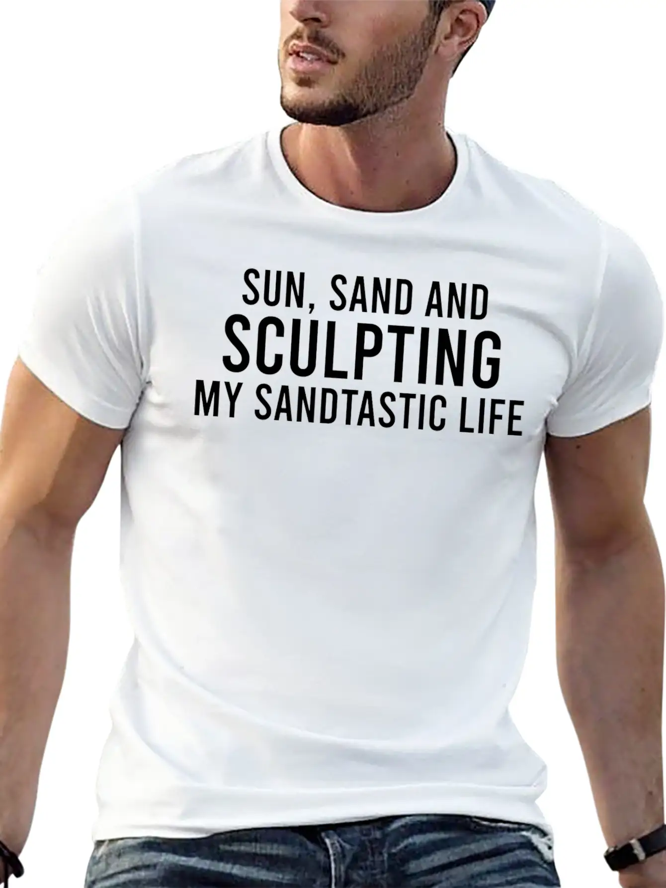 Sand Sculptor, Sand Castle Lover, Sand Art Essential Cotton Tee For Daily Outfits – Unisex Style