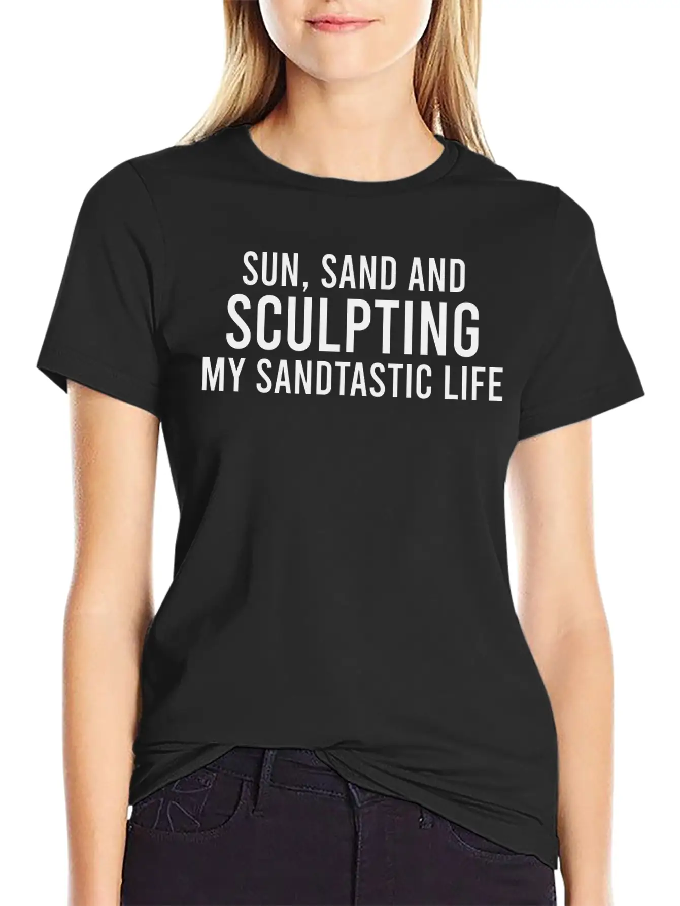 Sand Sculptor, Sand Castle Lover, Sand Art Essential Cotton Tee For Daily Outfits – Unisex Style