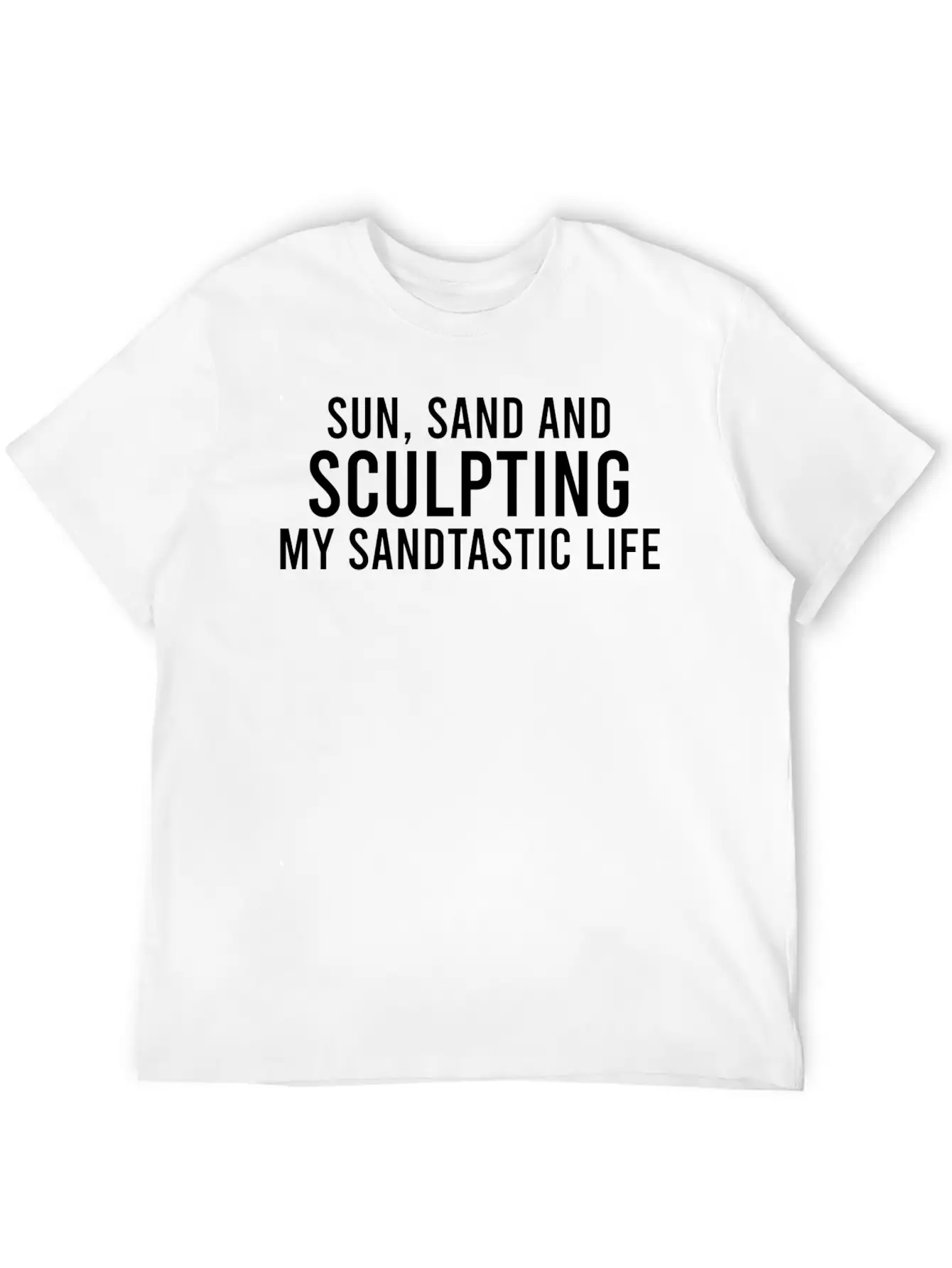Sand Sculptor, Sand Castle Lover, Sand Art Essential Cotton Tee For Daily Outfits – Unisex Style