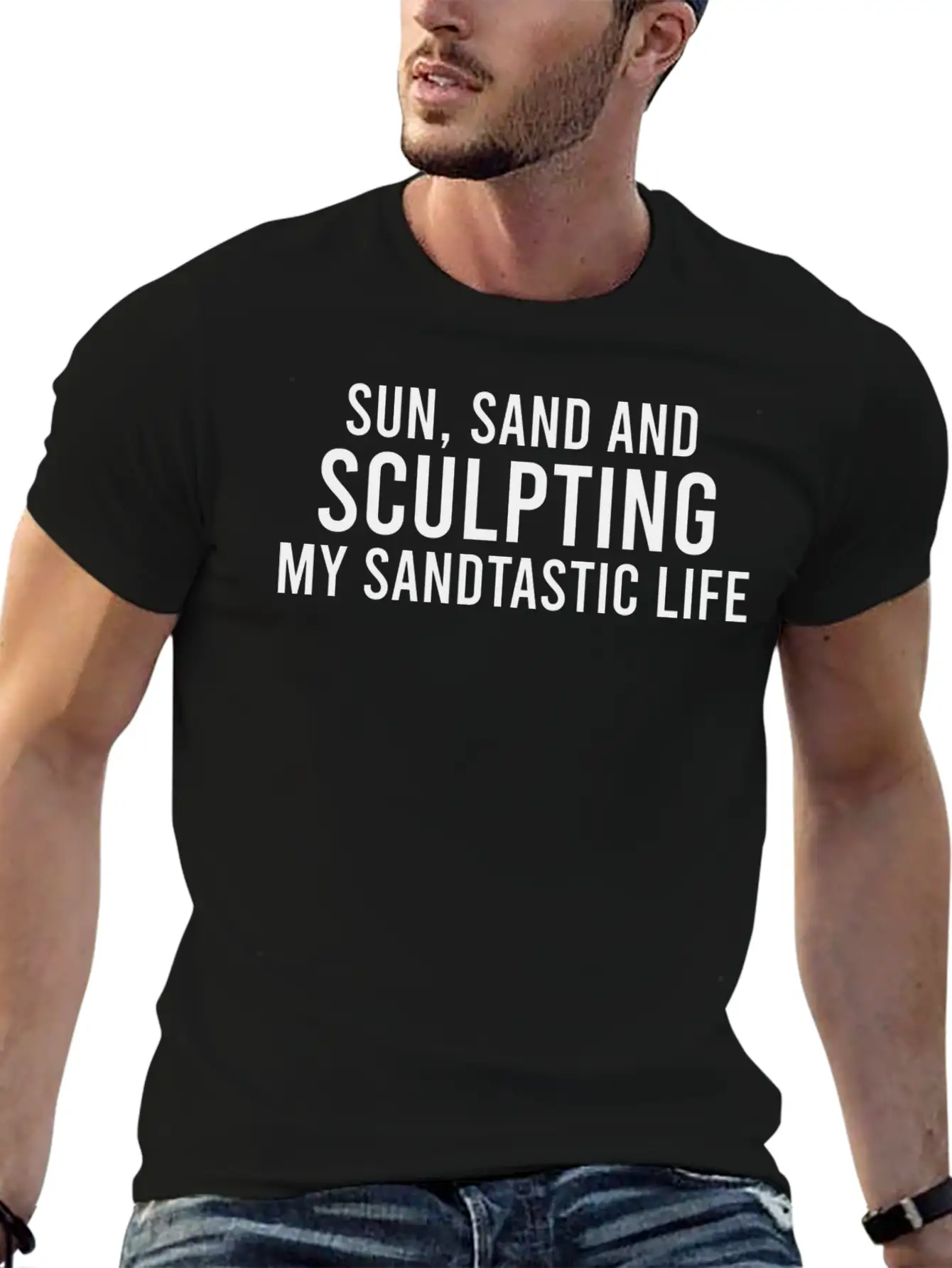 Sand Sculptor, Sand Castle Lover, Sand Art Essential Cotton Tee For Daily Outfits – Unisex Style