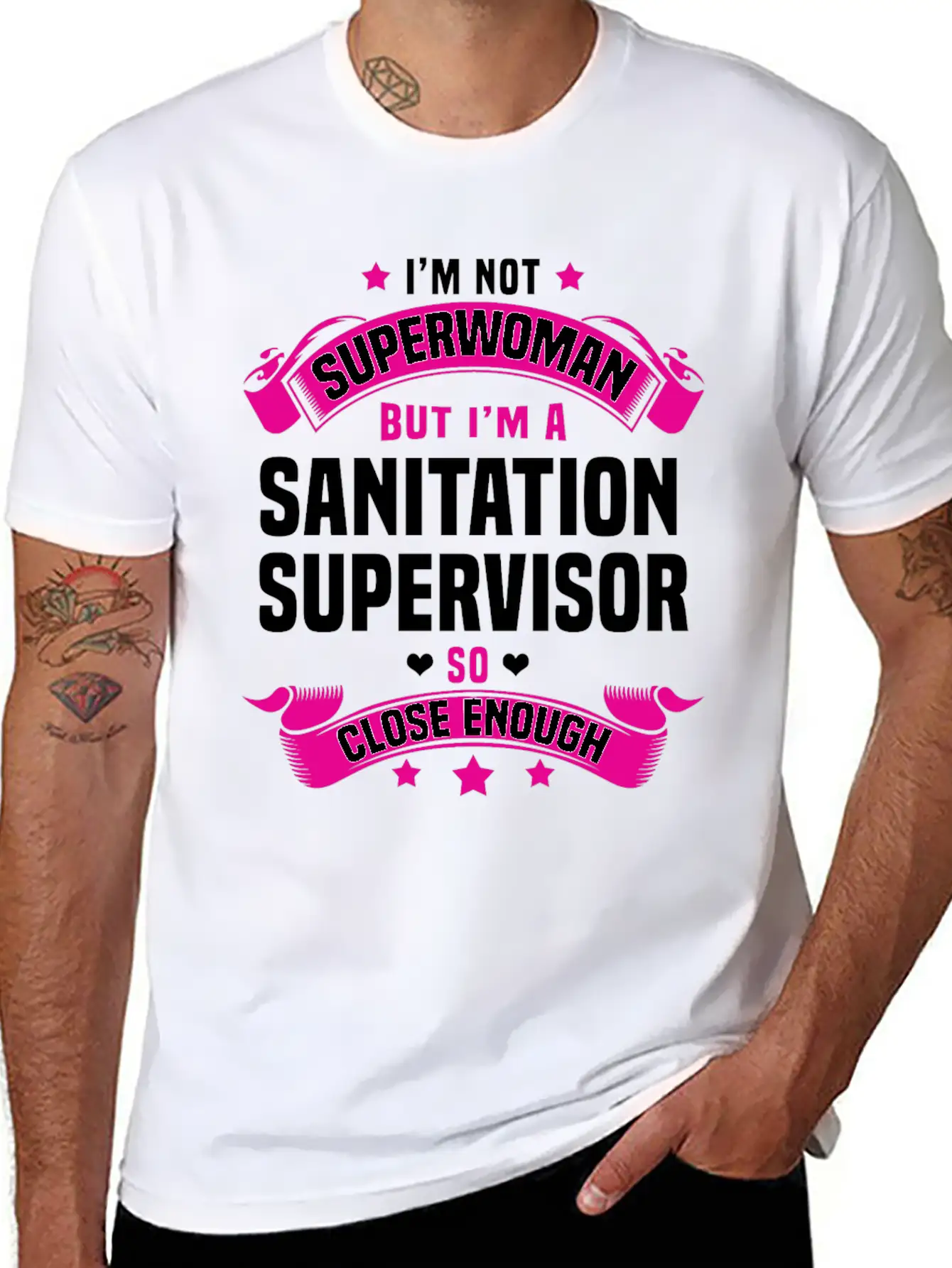 Sanitation Supervisor Lightweight Cotton T-Shirt – Daily Comfort Graphic Shirt