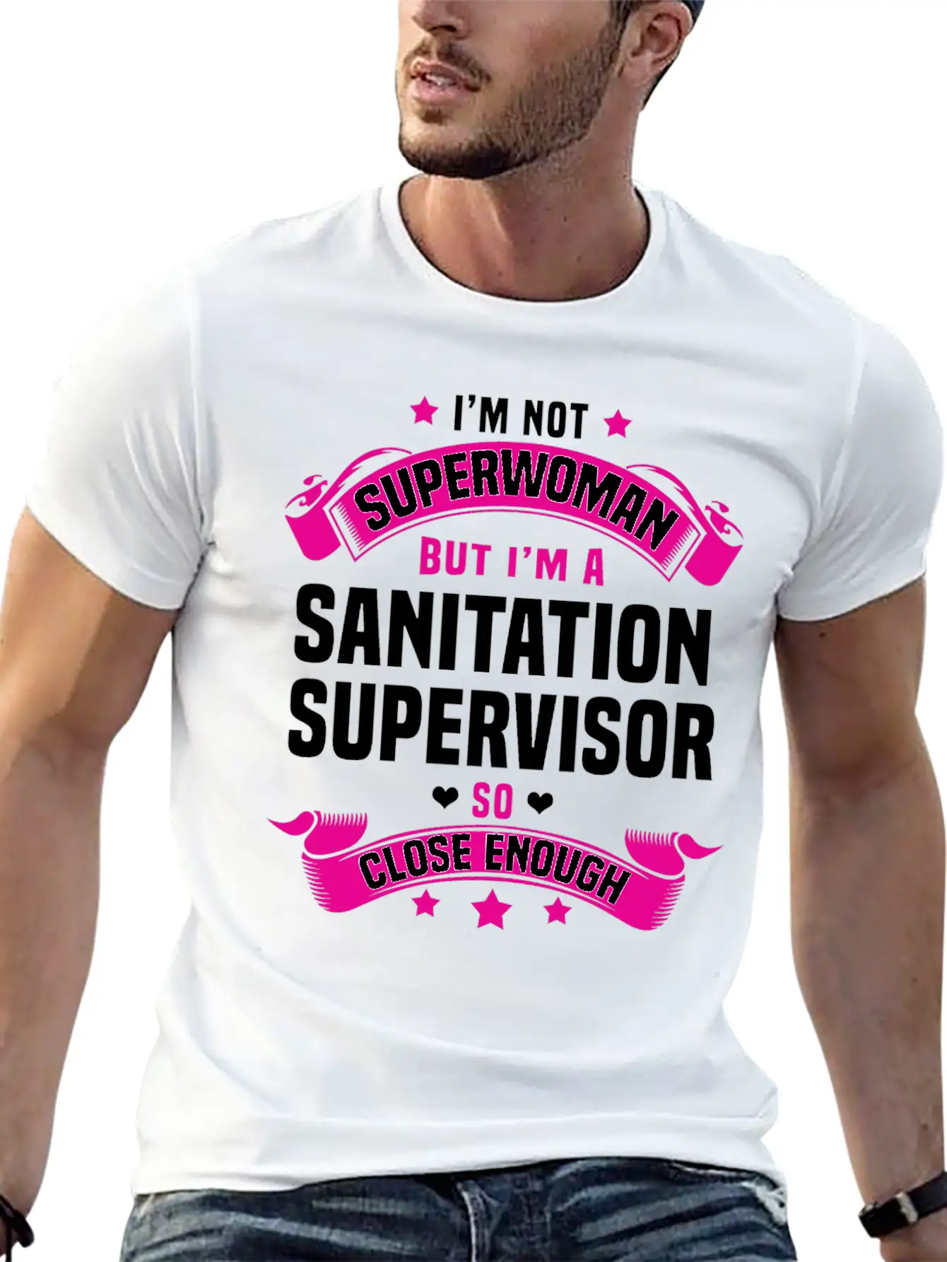Sanitation Supervisor Lightweight Cotton T-Shirt – Daily Comfort Graphic Shirt