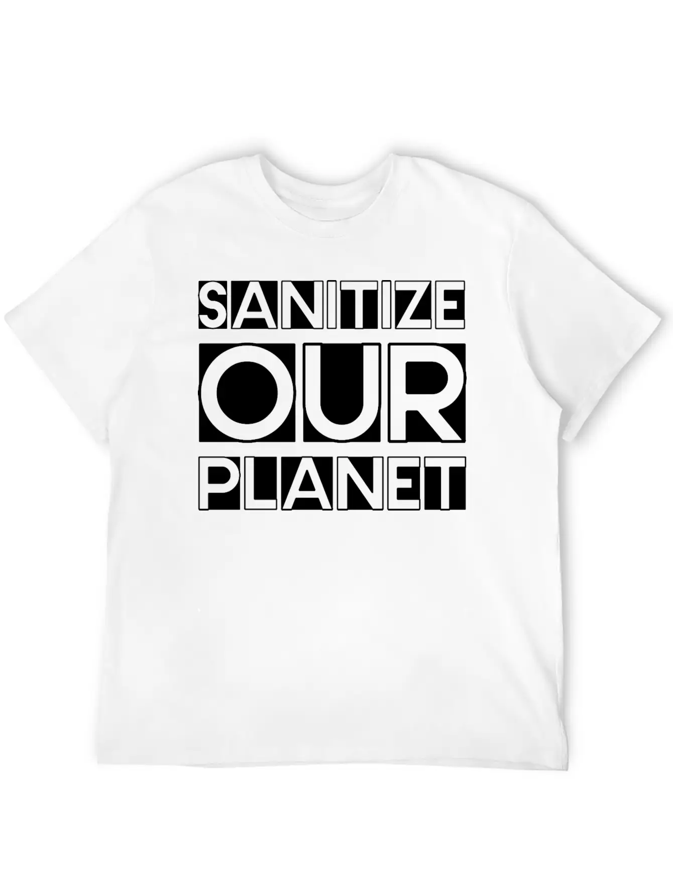 Sanitize Our Planet 2 Unisex Casual T-Shirt – Clean Design For Daily Comfort