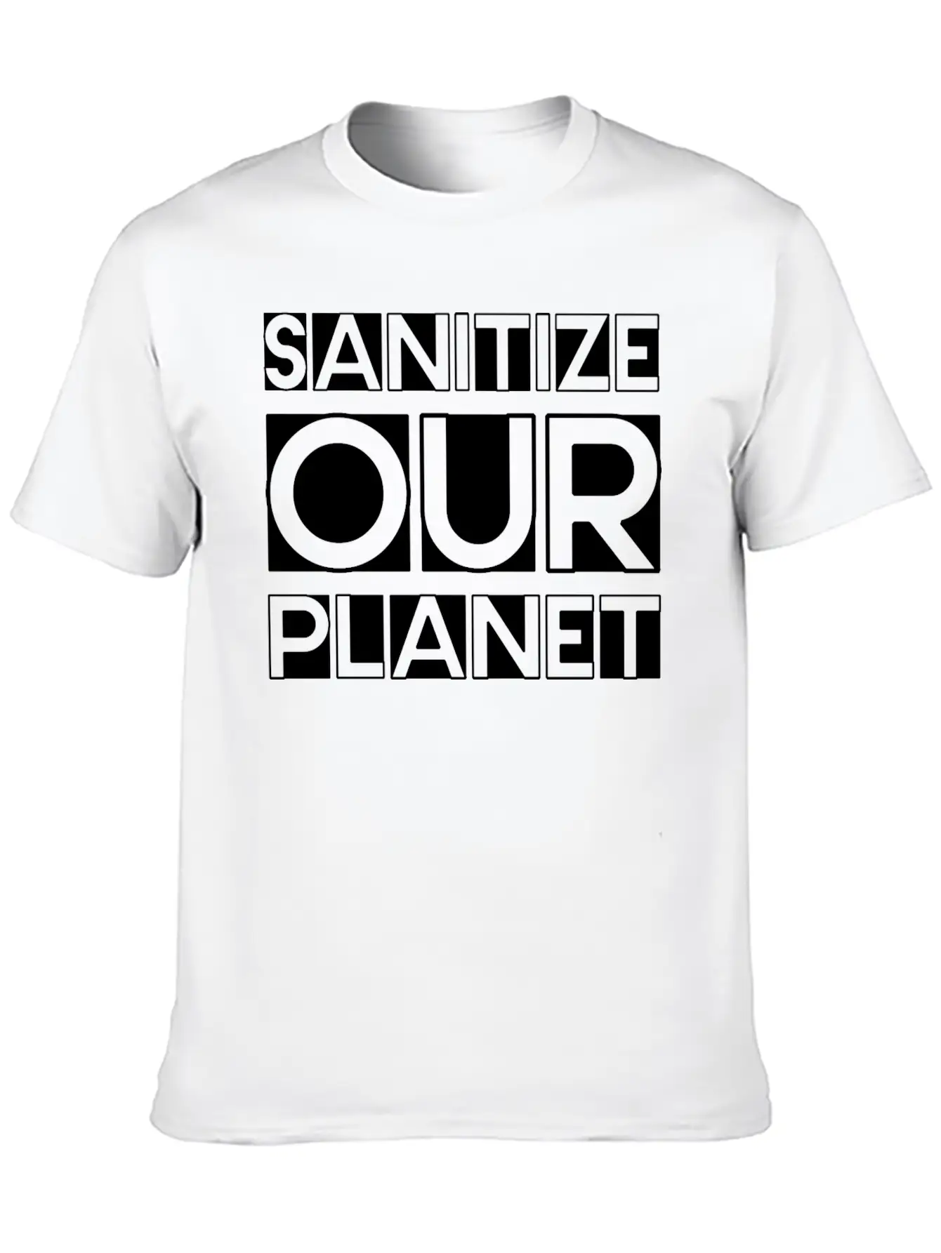 Sanitize Our Planet 2 Unisex Casual T-Shirt – Clean Design For Daily Comfort