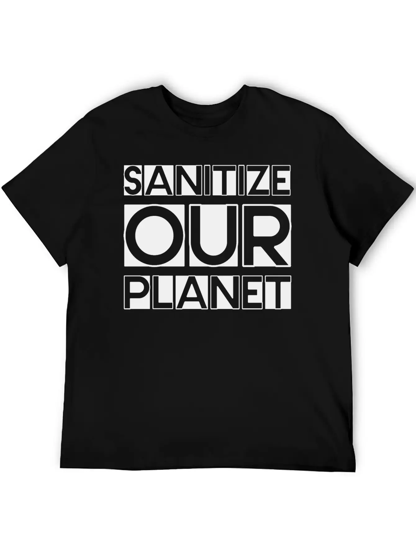 Sanitize Our Planet 2 Unisex Casual T-Shirt – Clean Design For Daily Comfort