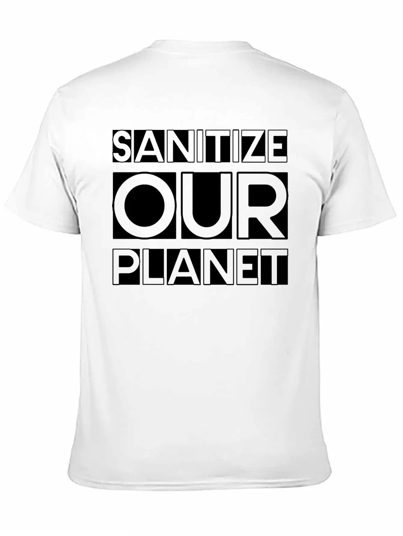 Sanitize Our Planet 2 Unisex Casual T-Shirt – Clean Design For Daily Comfort