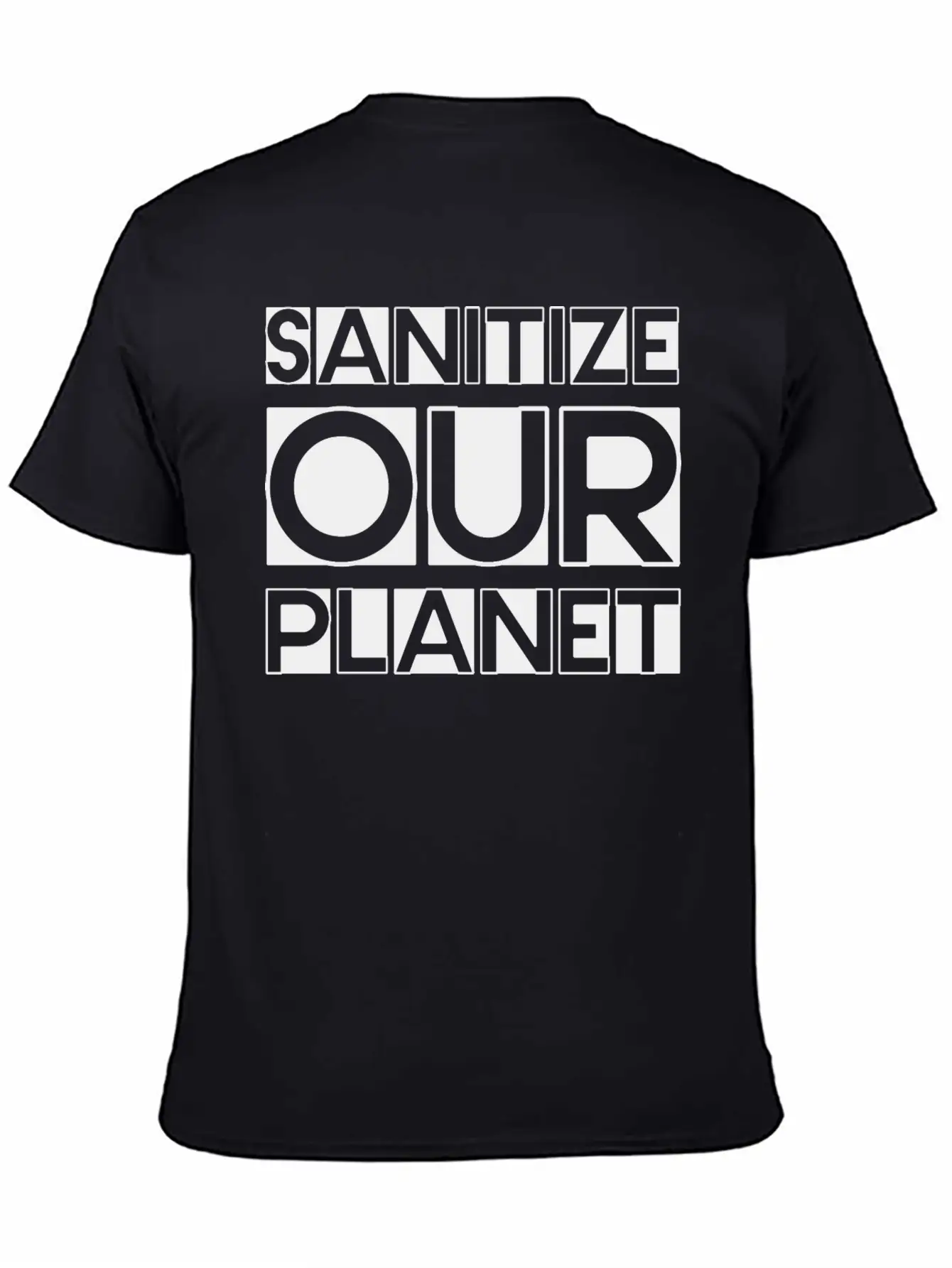 Sanitize Our Planet 2 Unisex Casual T-Shirt – Clean Design For Daily Comfort
