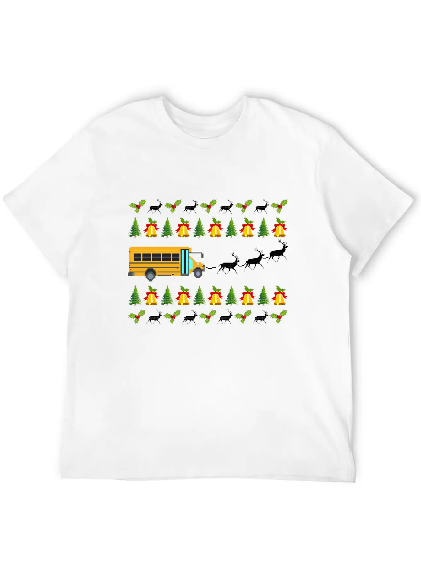 Santa Claus Gift Giving Collection Bus Driver Soft Cotton Short Sleeve Tee – Unisex Wardrobe Staple