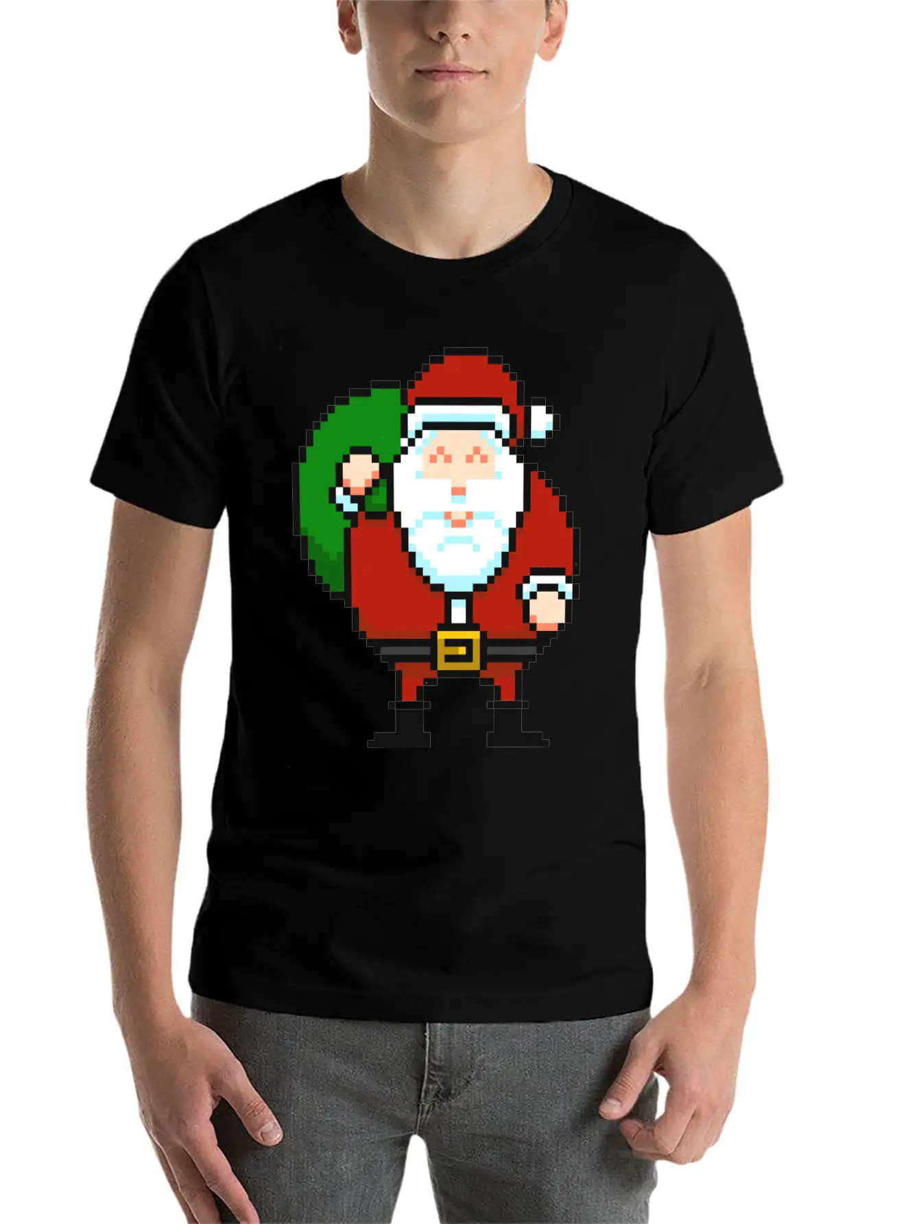 Santa_claus Lightweight Cotton T-Shirt – Daily Comfort Graphic Shirt