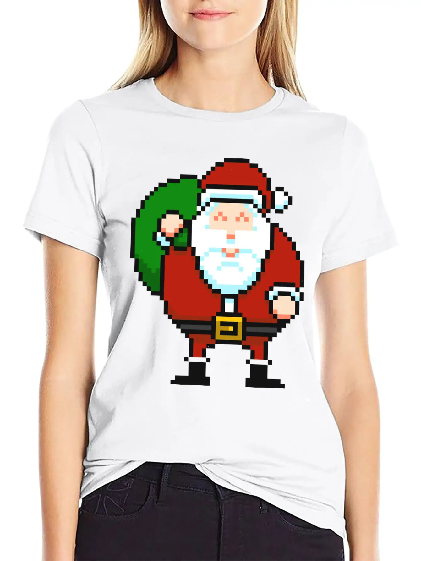 Santa_claus Lightweight Cotton T-Shirt – Daily Comfort Graphic Shirt