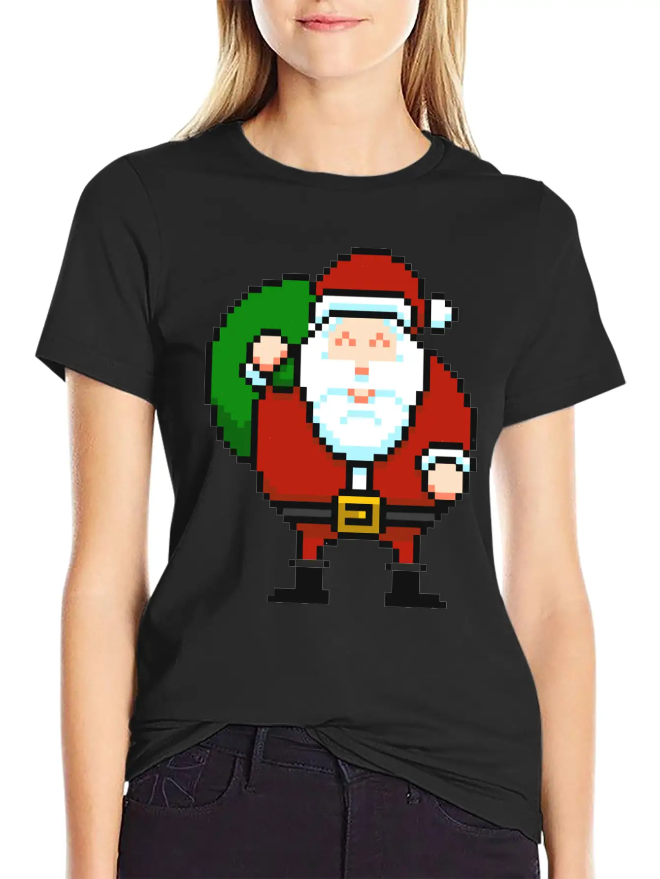 Santa_claus Lightweight Cotton T-Shirt – Daily Comfort Graphic Shirt