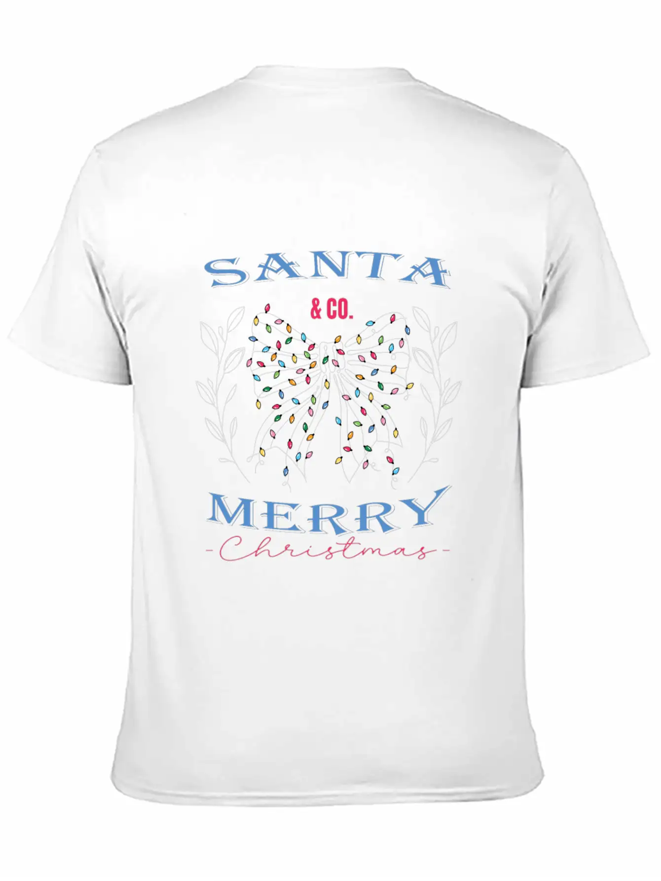 Santa & Co. Christmas Coquette Stylish Everyday T-Shirt – Unisex Basic Cotton Tee