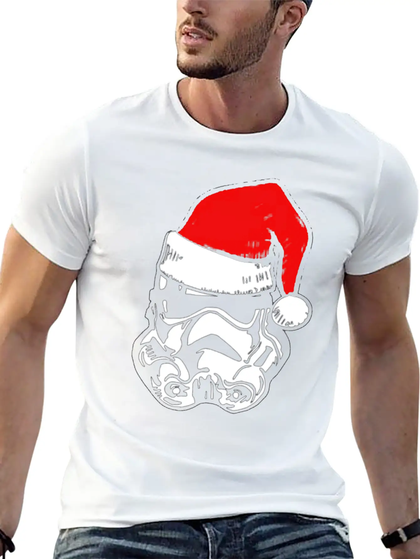 SANTA Strong Unisex Casual T-Shirt – Clean Design For Daily Comfort