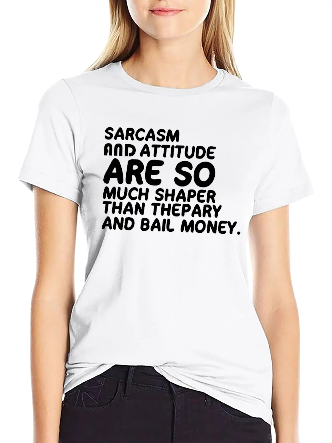 Sarcasm And Attitude Modern Fit Casual T-Shirt – Clean And Versatile Design