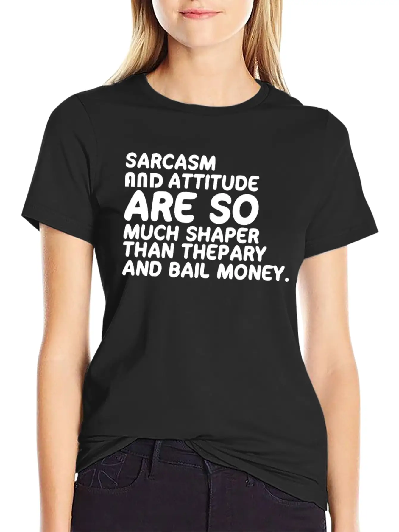 Sarcasm And Attitude Modern Fit Casual T-Shirt – Clean And Versatile Design