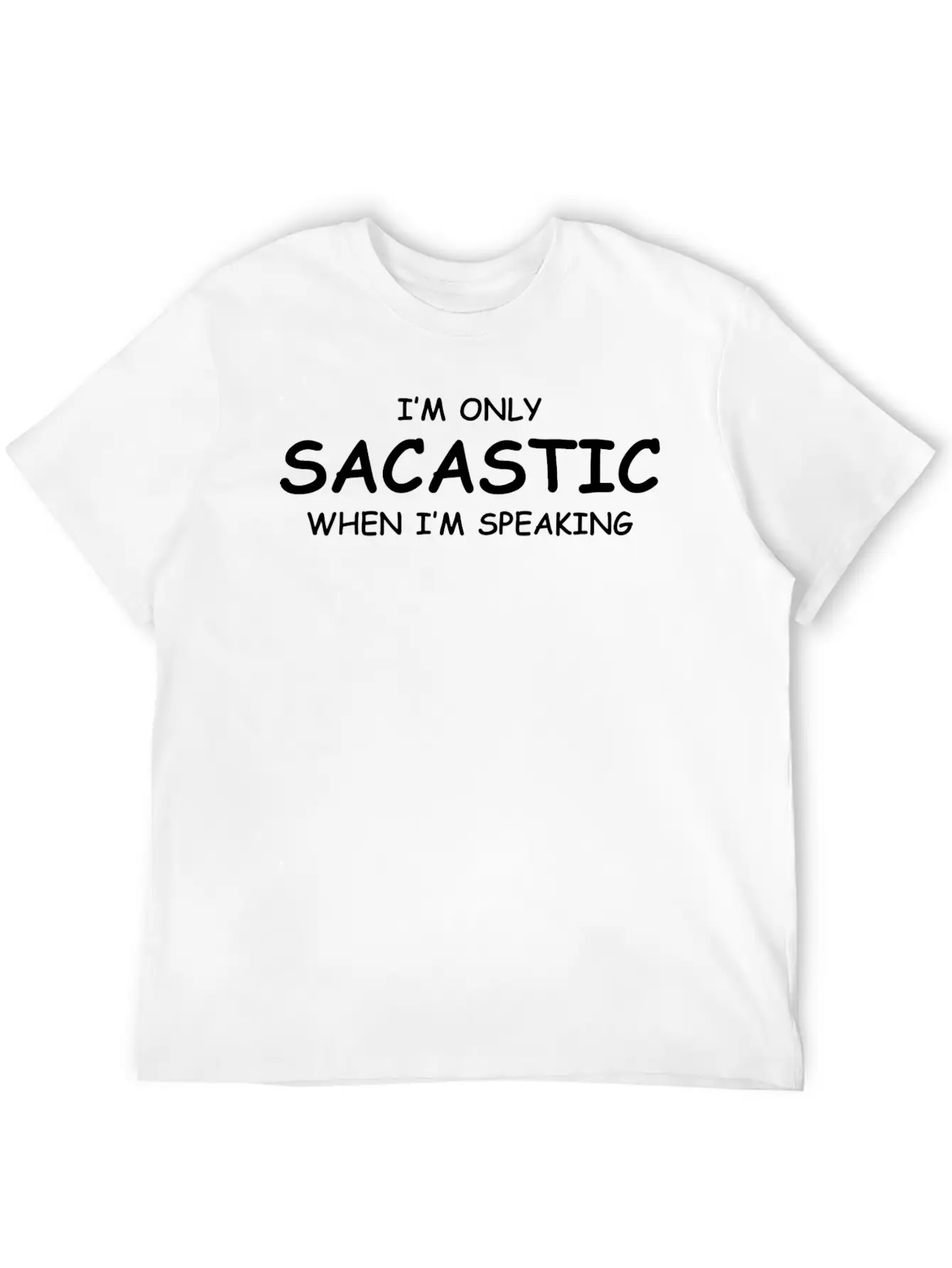 Sarcastic When I'm Speaking Soft Cotton Short Sleeve Tee – Unisex Wardrobe Staple