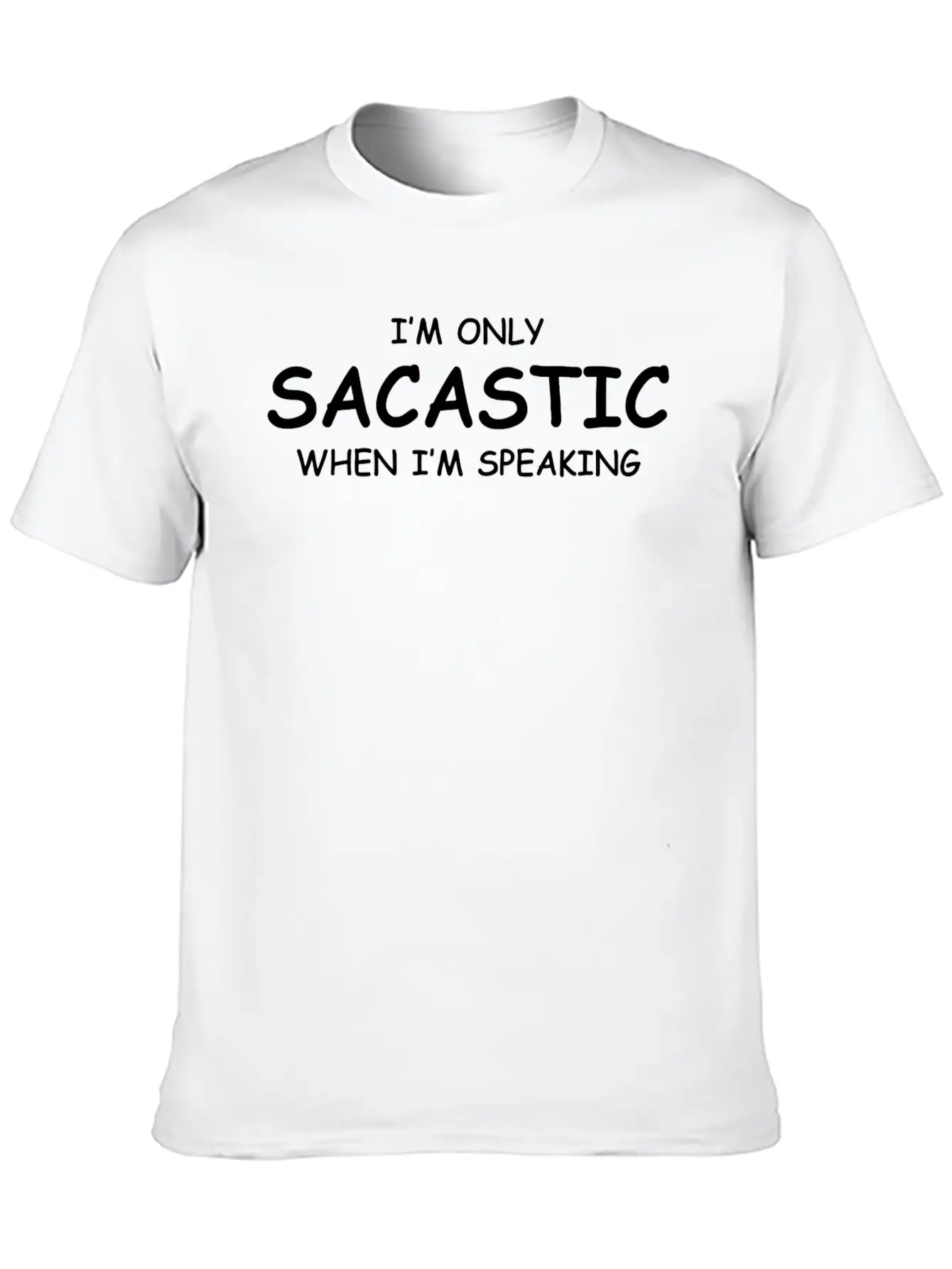 Sarcastic When I'm Speaking Soft Cotton Short Sleeve Tee – Unisex Wardrobe Staple