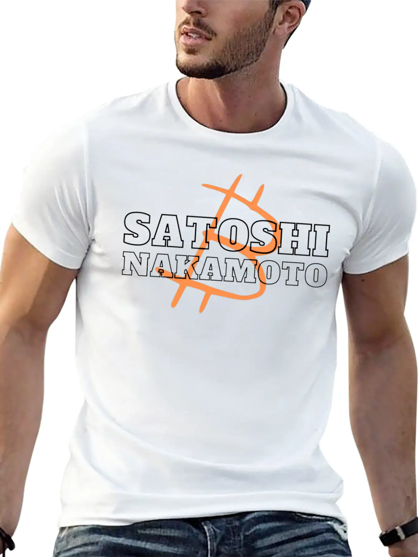 Satoshi Nakamoto, Father Of Bitcoin, Crypto Design Modern Fit Casual T-Shirt – Clean And Versatile Design
