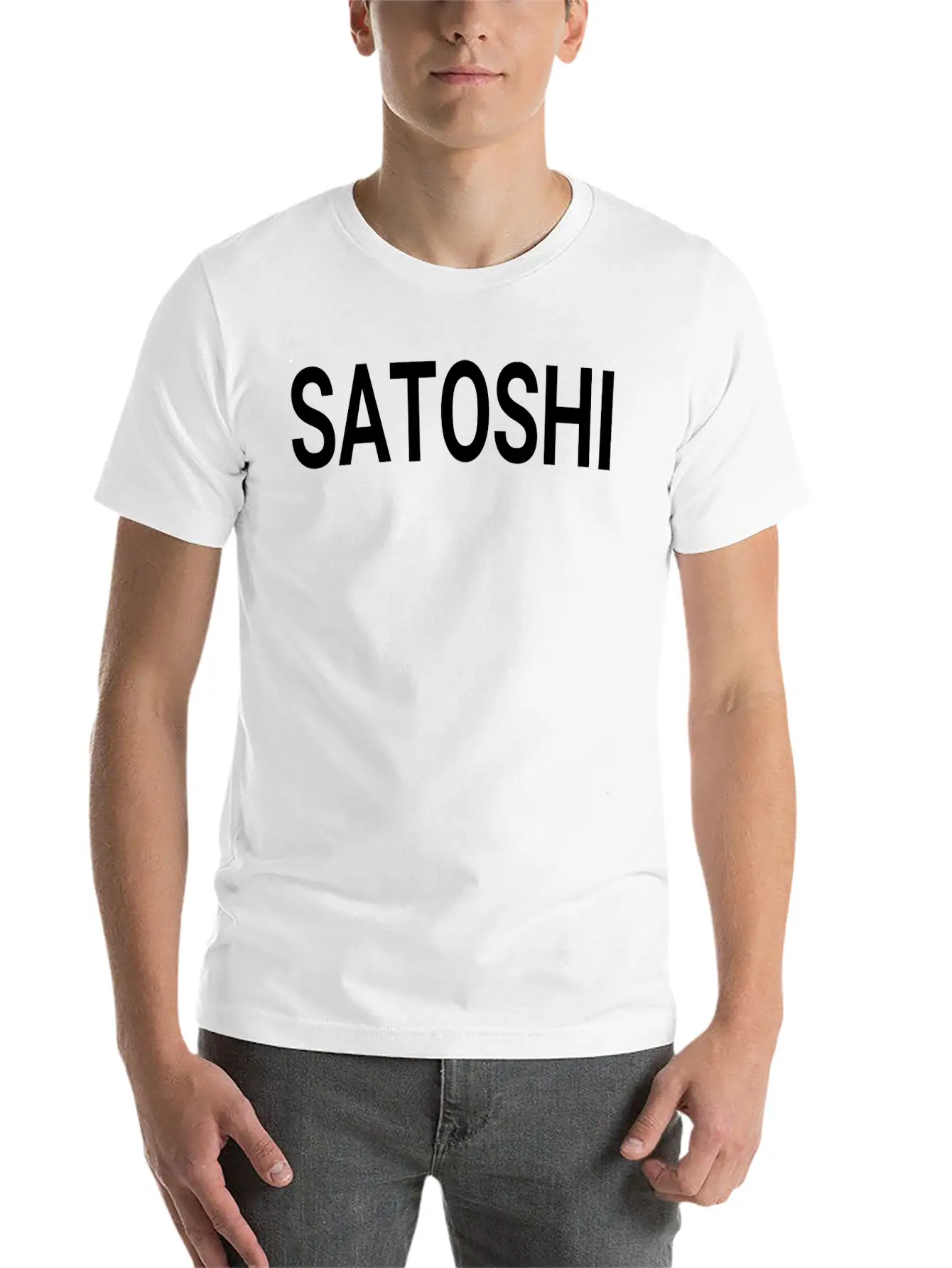 Satoshi Unisex Casual T-Shirt – Clean Design For Daily Comfort