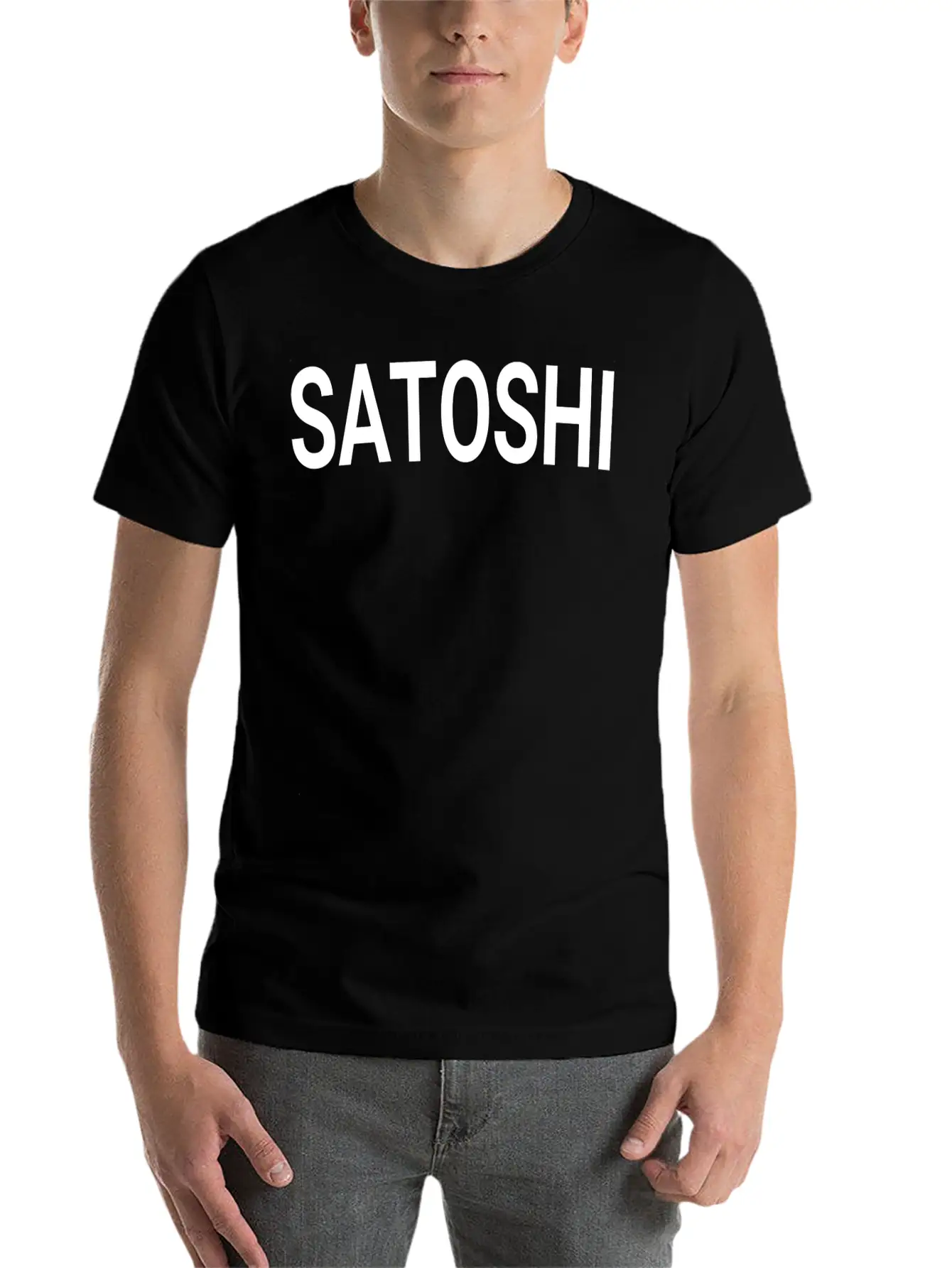 Satoshi Unisex Casual T-Shirt – Clean Design For Daily Comfort