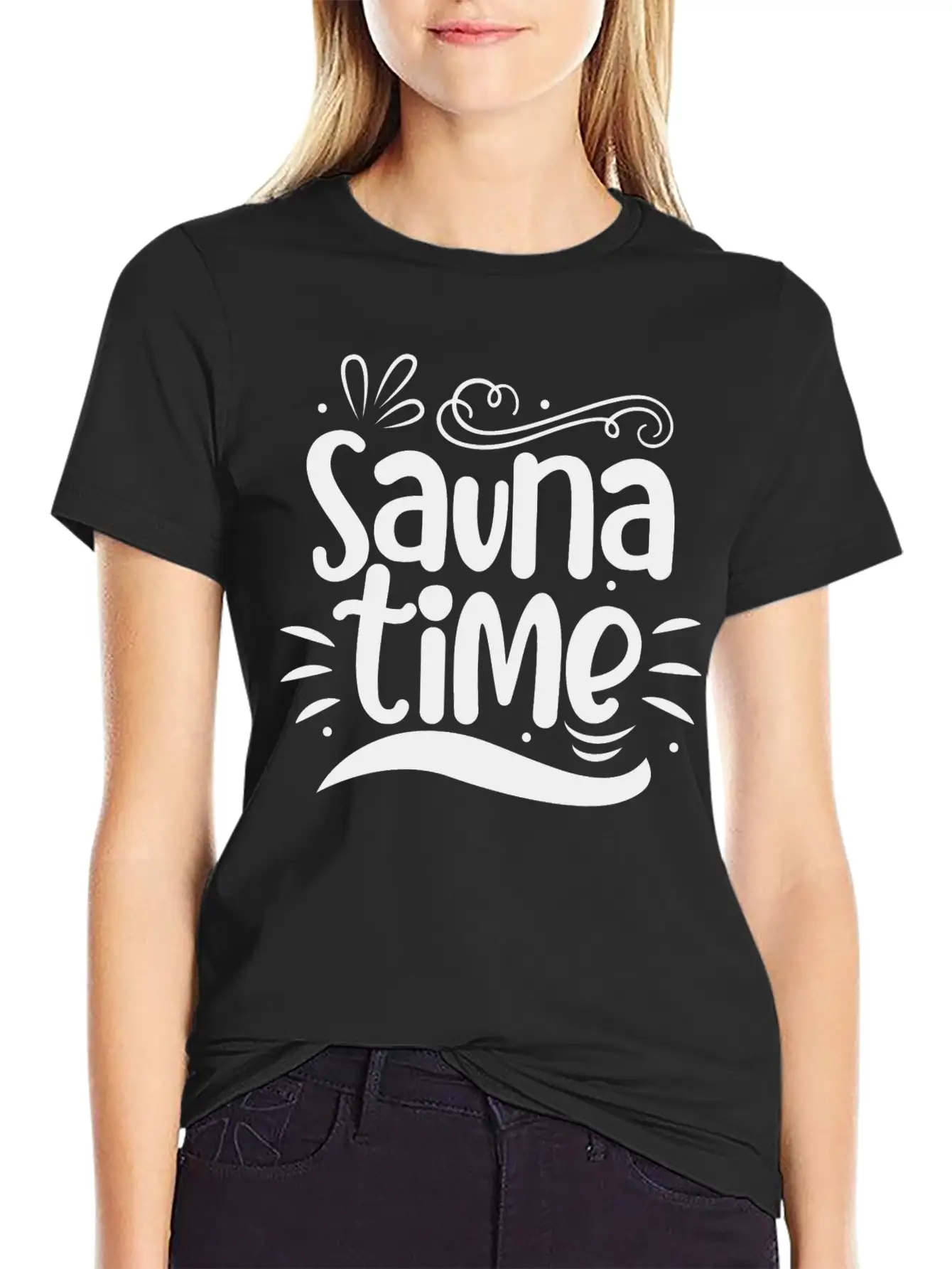 Sauna Time Gift Sauna House Banya Hamam Spa Soft Cotton Short Sleeve Tee – Unisex Wardrobe Staple