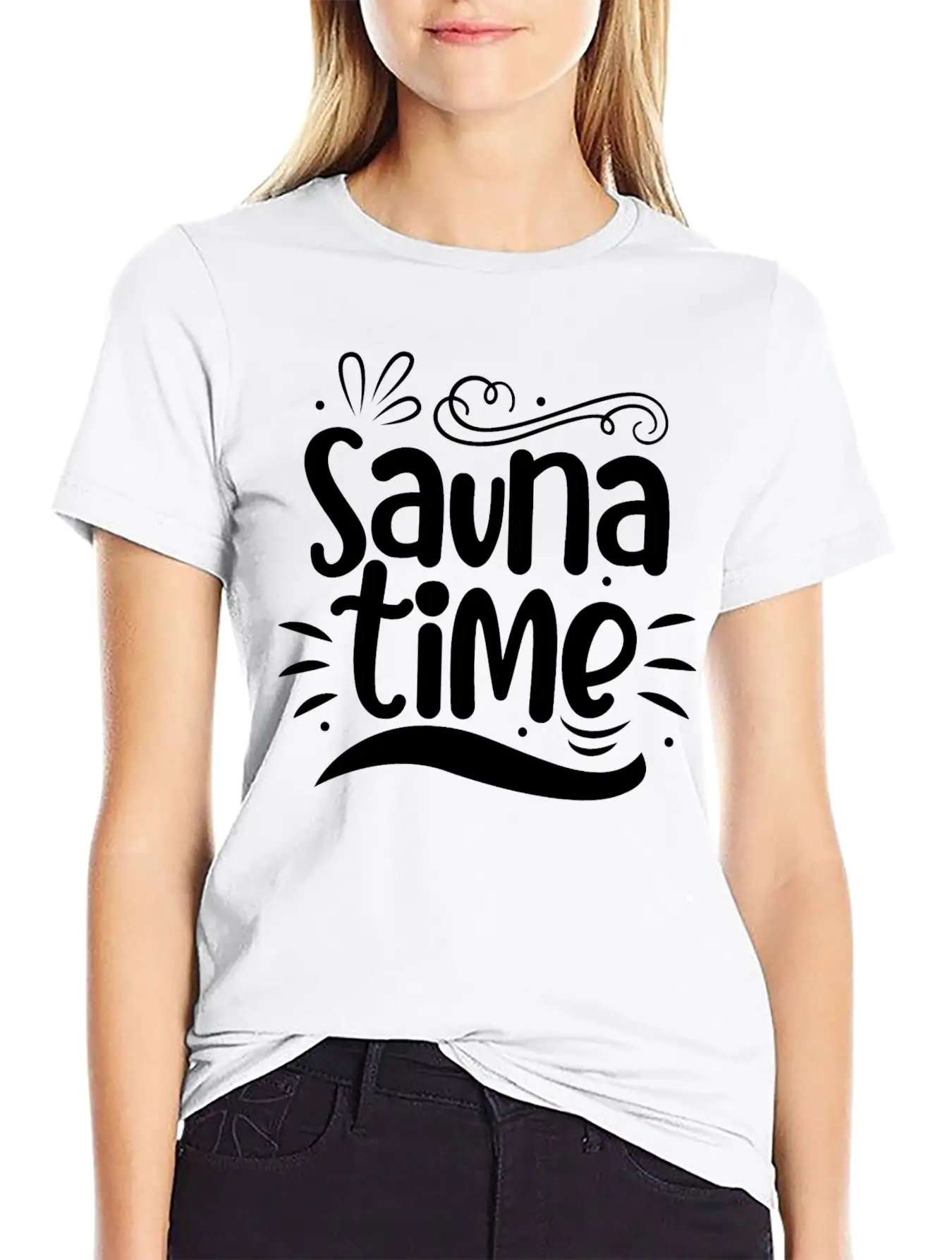 Sauna Time Gift Sauna House Banya Hamam Spa Soft Cotton Short Sleeve Tee – Unisex Wardrobe Staple