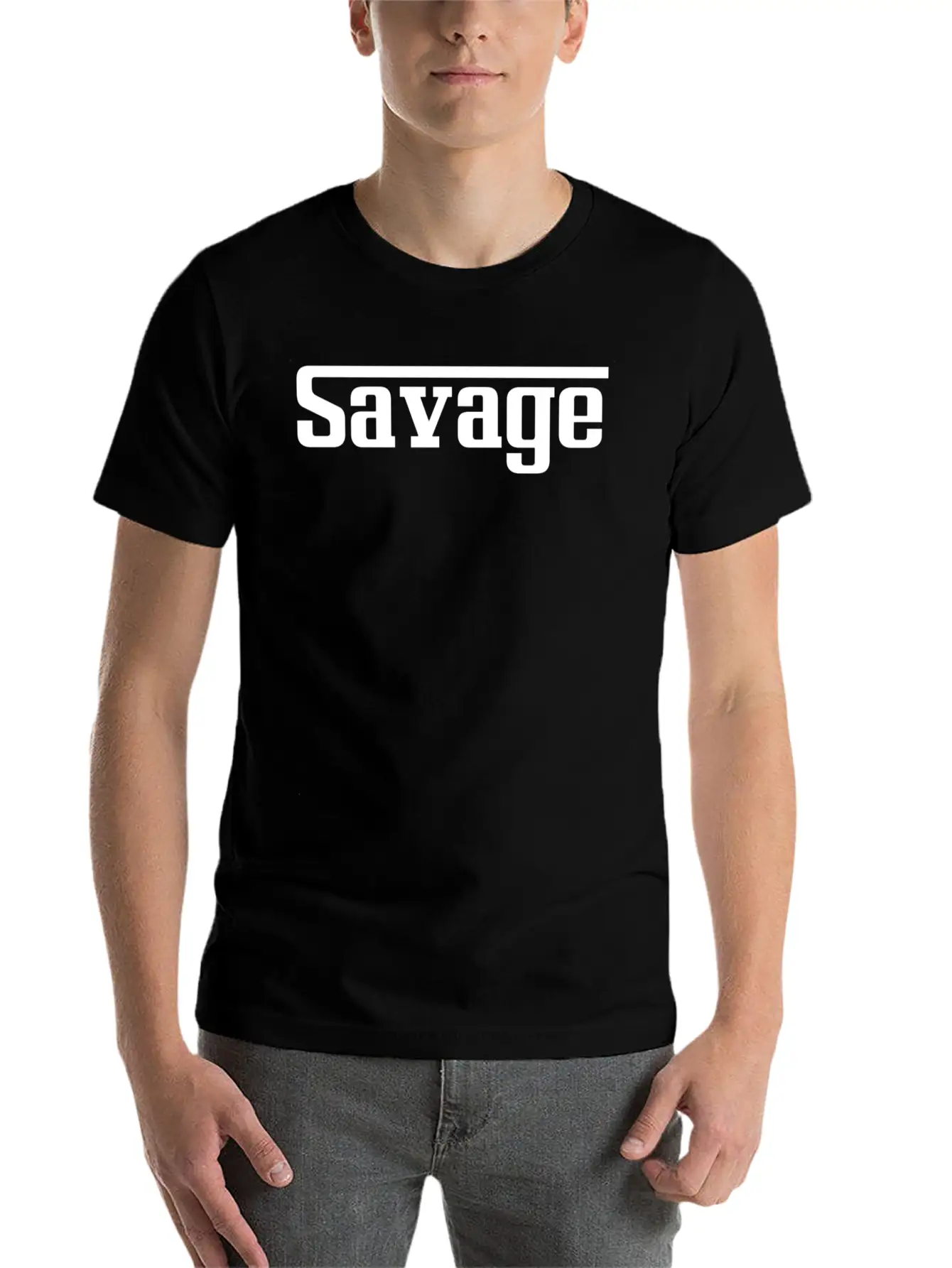 Savage Apparel Basic Graphic T-Shirt – Daily Comfort In Soft Cotton
