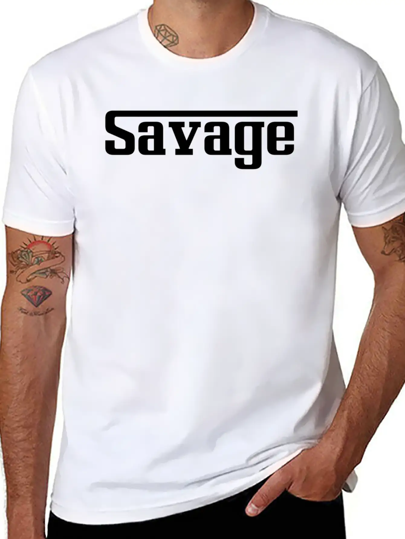Savage Apparel Basic Graphic T-Shirt – Daily Comfort In Soft Cotton