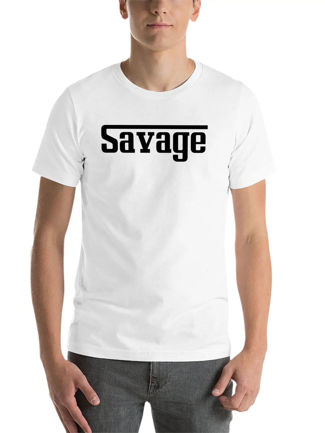 Savage Apparel Basic Graphic T-Shirt – Daily Comfort In Soft Cotton