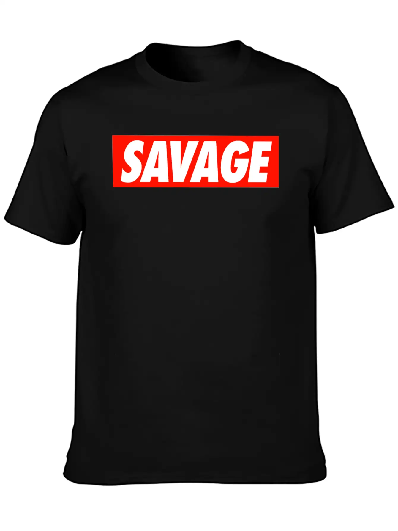 SAVAGE Comfortable Minimalist Graphic Tee – Summer Style Essential