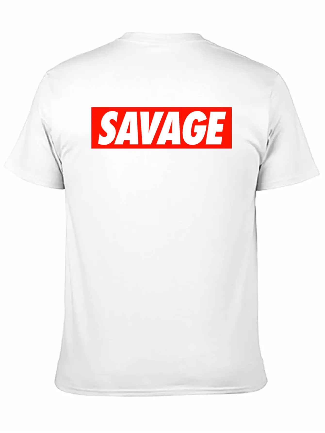 SAVAGE Comfortable Minimalist Graphic Tee – Summer Style Essential