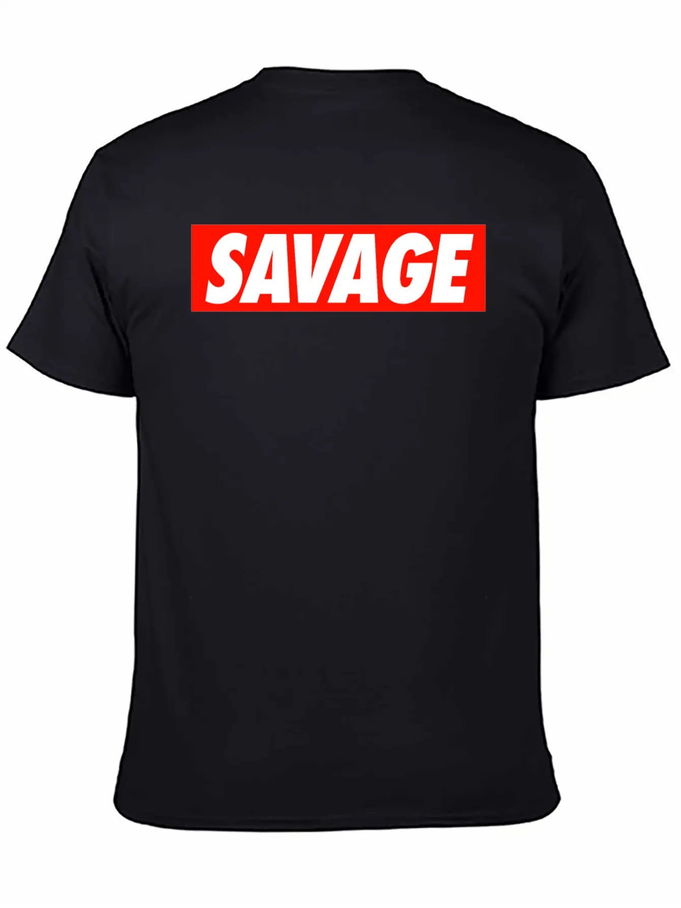 SAVAGE Comfortable Minimalist Graphic Tee – Summer Style Essential