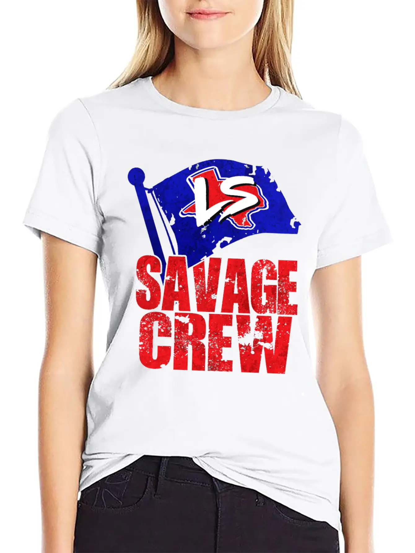 Savage Crew Lightweight Cotton T-Shirt – Daily Comfort Graphic Shirt