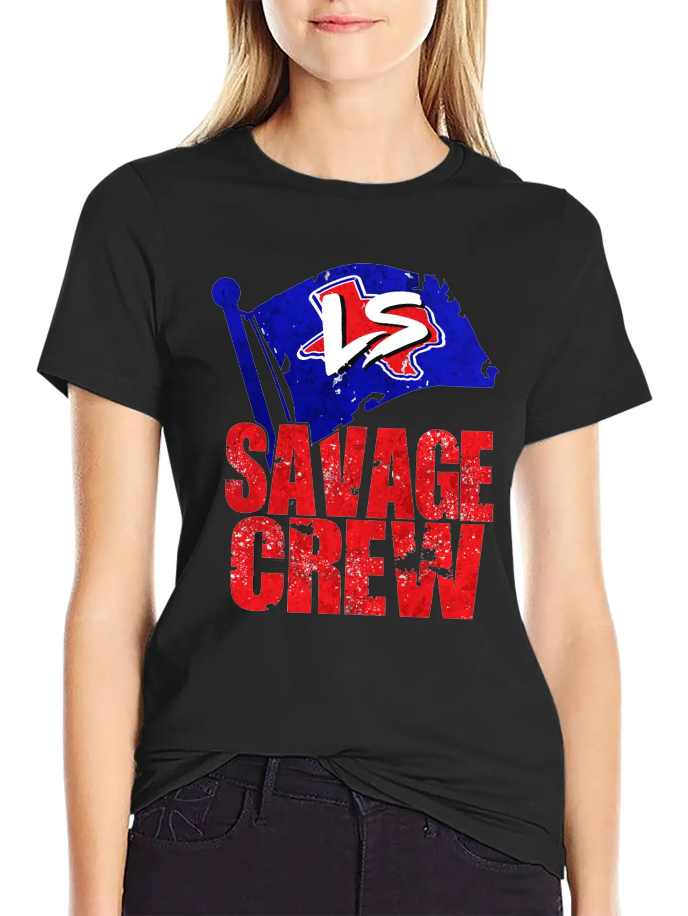 Savage Crew Lightweight Cotton T-Shirt – Daily Comfort Graphic Shirt