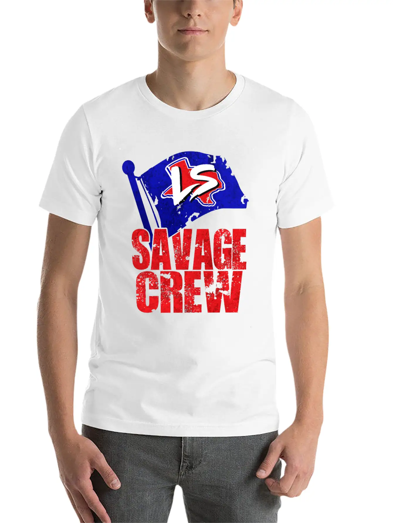Savage Crew Lightweight Cotton T-Shirt – Daily Comfort Graphic Shirt
