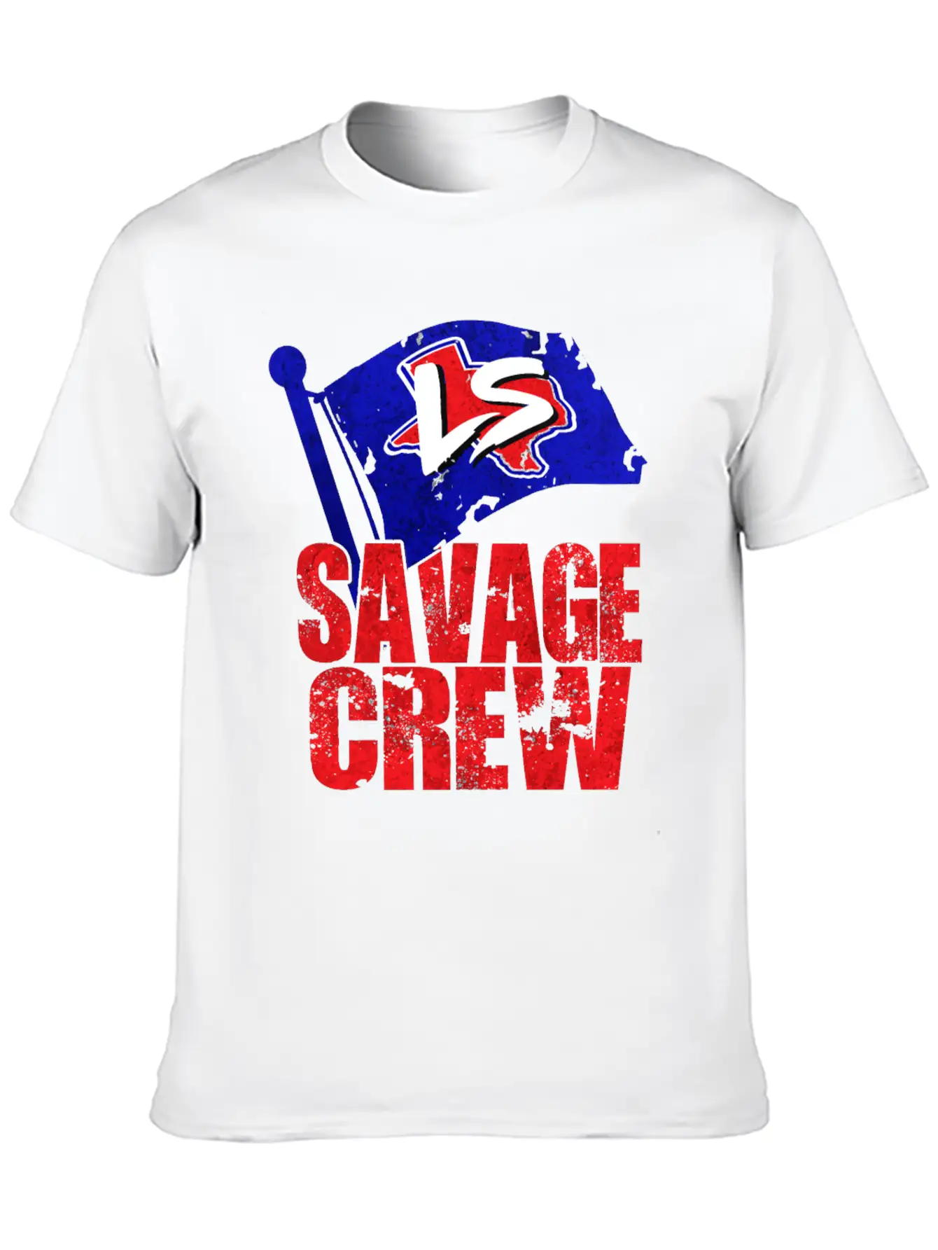 Savage Crew Lightweight Cotton T-Shirt – Daily Comfort Graphic Shirt
