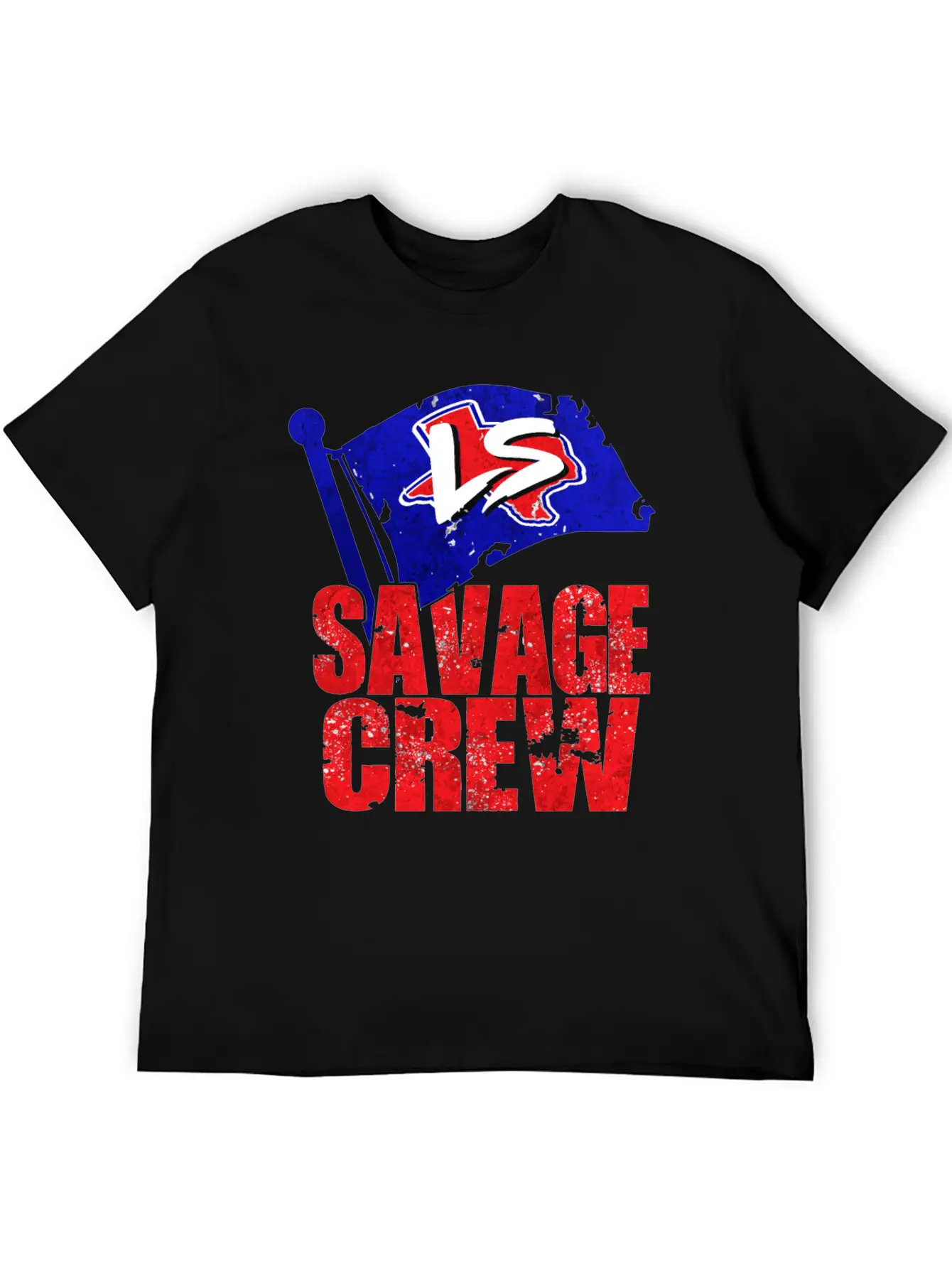 Savage Crew Lightweight Cotton T-Shirt – Daily Comfort Graphic Shirt