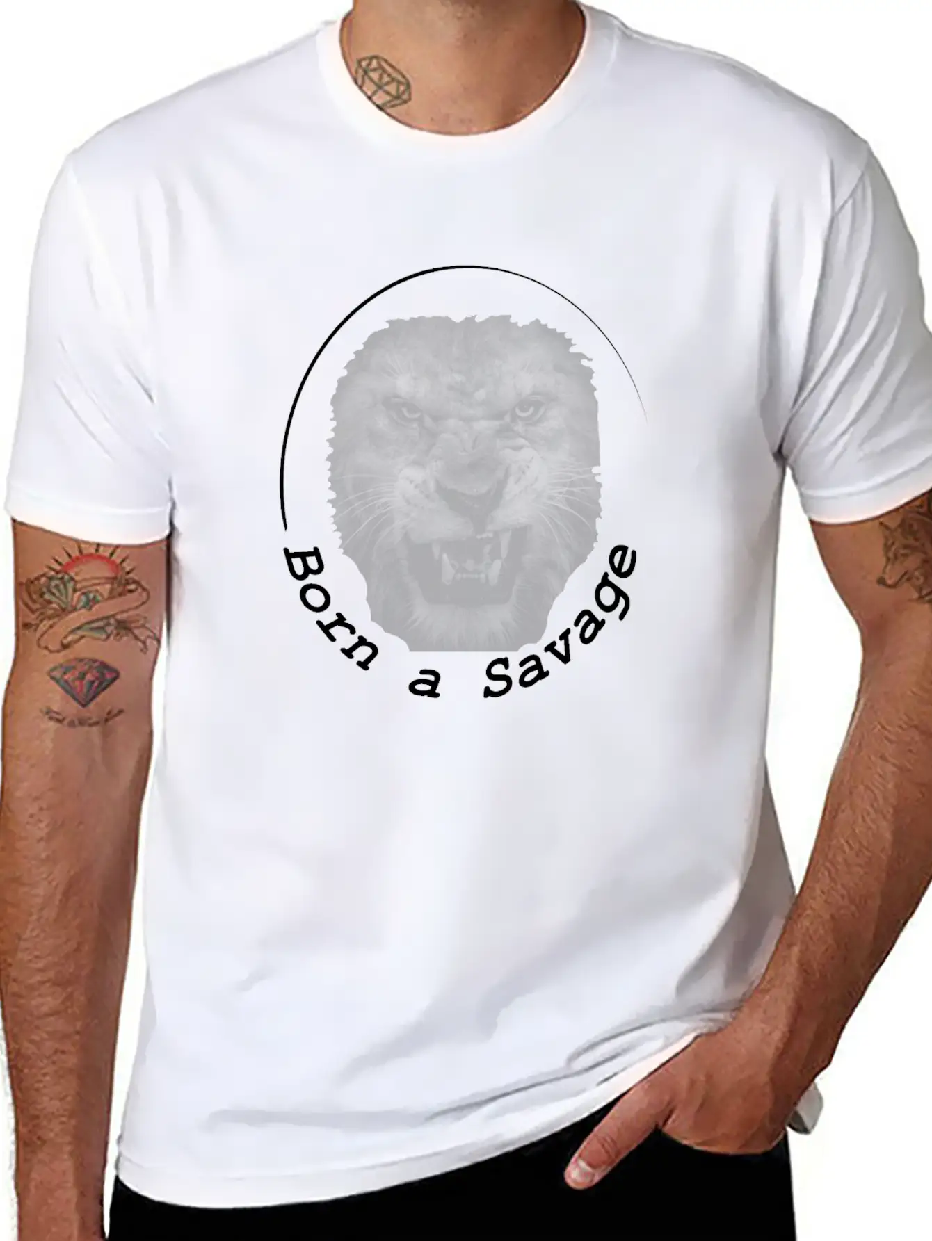 Savage Lightweight Cotton T-Shirt – Daily Comfort Graphic Shirt