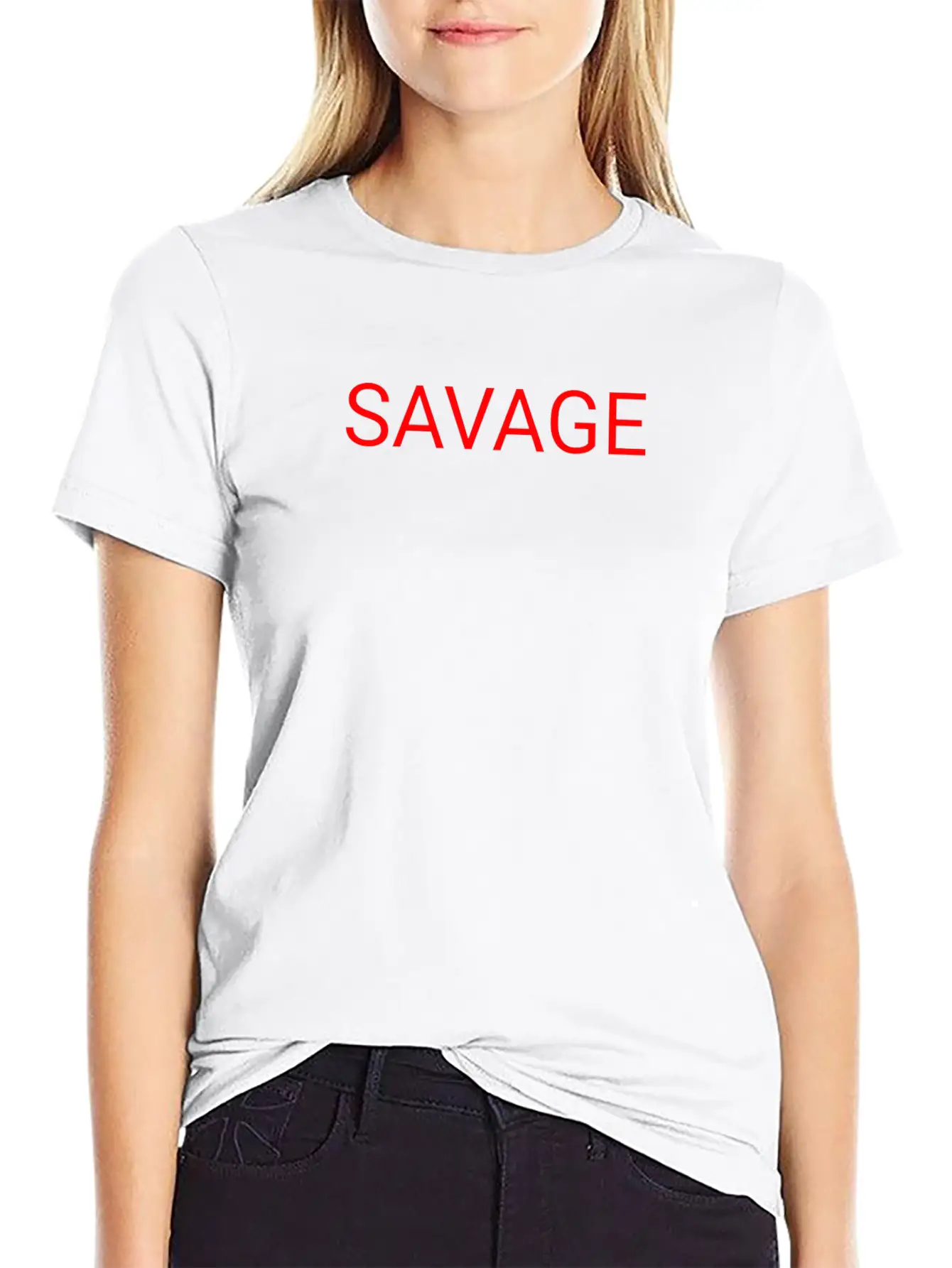SAVAGE Modern Fit Casual T-Shirt – Clean And Versatile Design