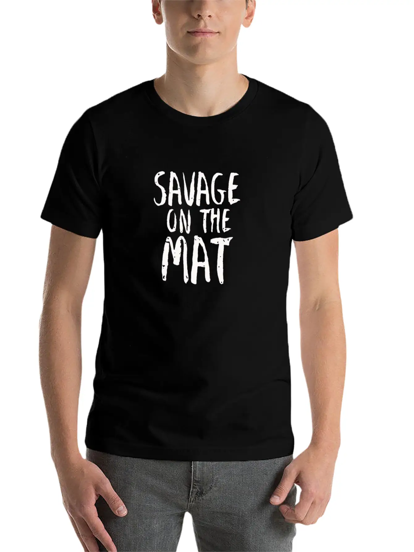 Savage On The Mat Shirt Funny Unisex Casual T-Shirt ��� Clean Design For Daily Comfort