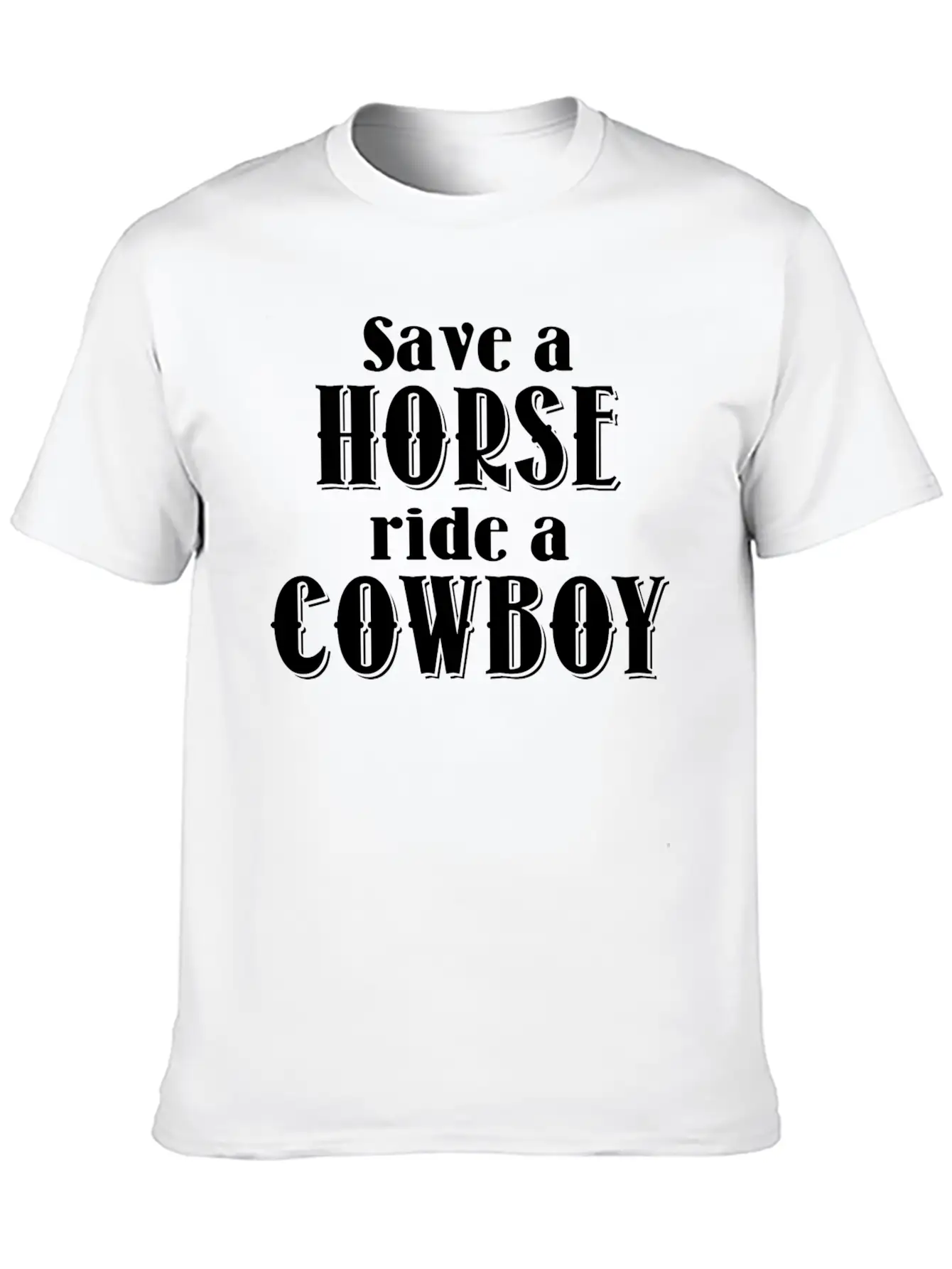 Save A Horse Relaxed Everyday Tee – Lightweight And Durable Cotton