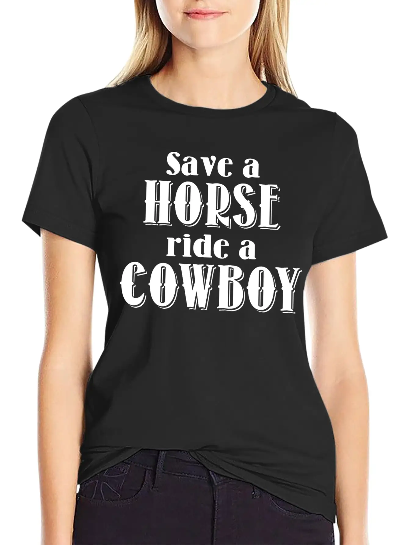 Save A Horse Relaxed Everyday Tee – Lightweight And Durable Cotton