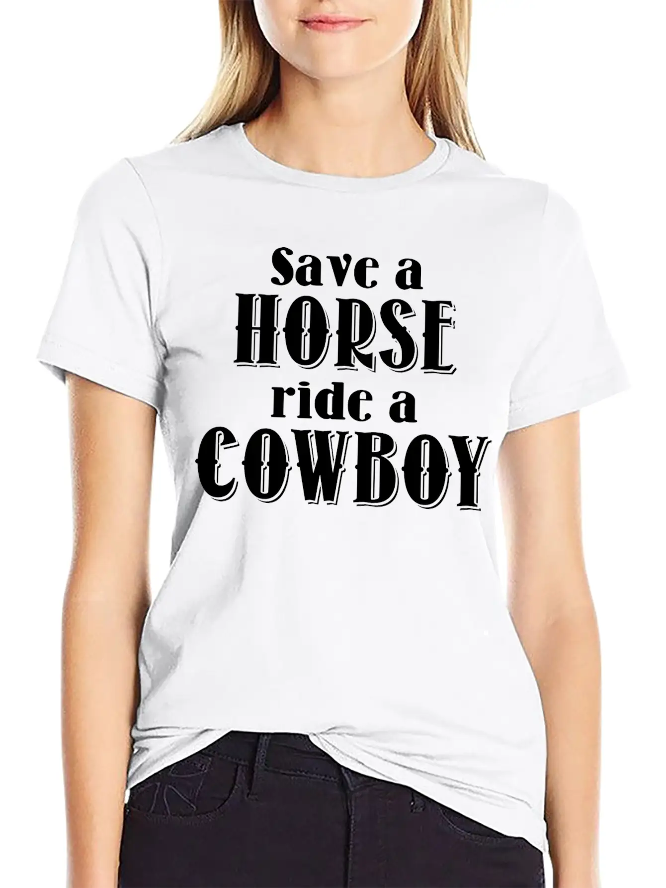 Save A Horse Relaxed Everyday Tee – Lightweight And Durable Cotton