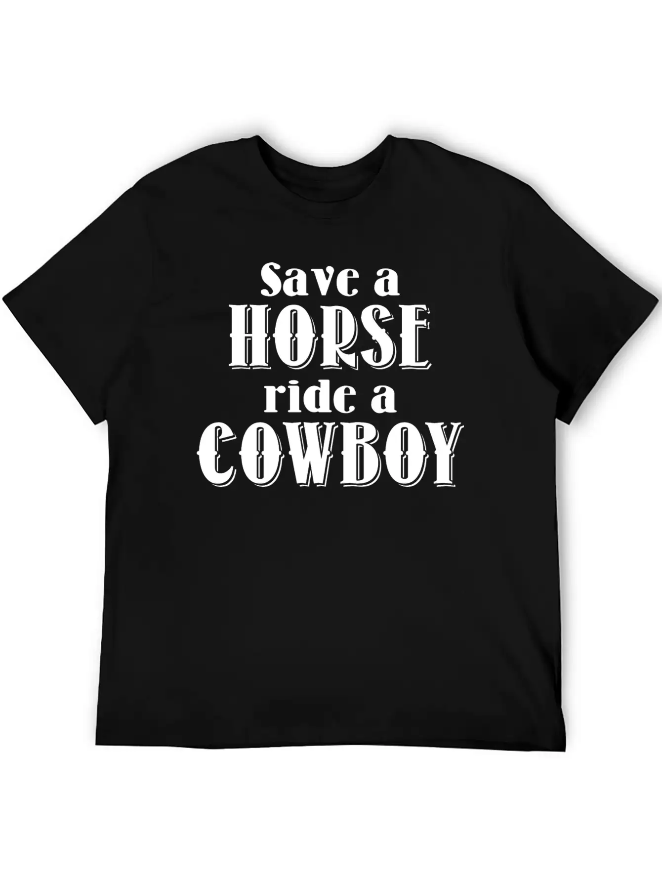 Save A Horse Relaxed Everyday Tee – Lightweight And Durable Cotton