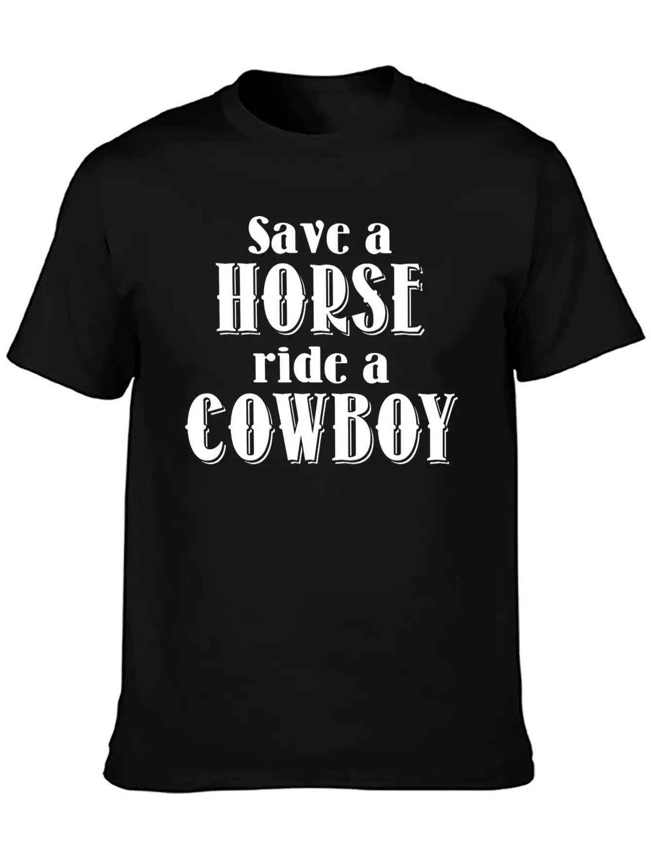 Save A Horse Relaxed Everyday Tee – Lightweight And Durable Cotton